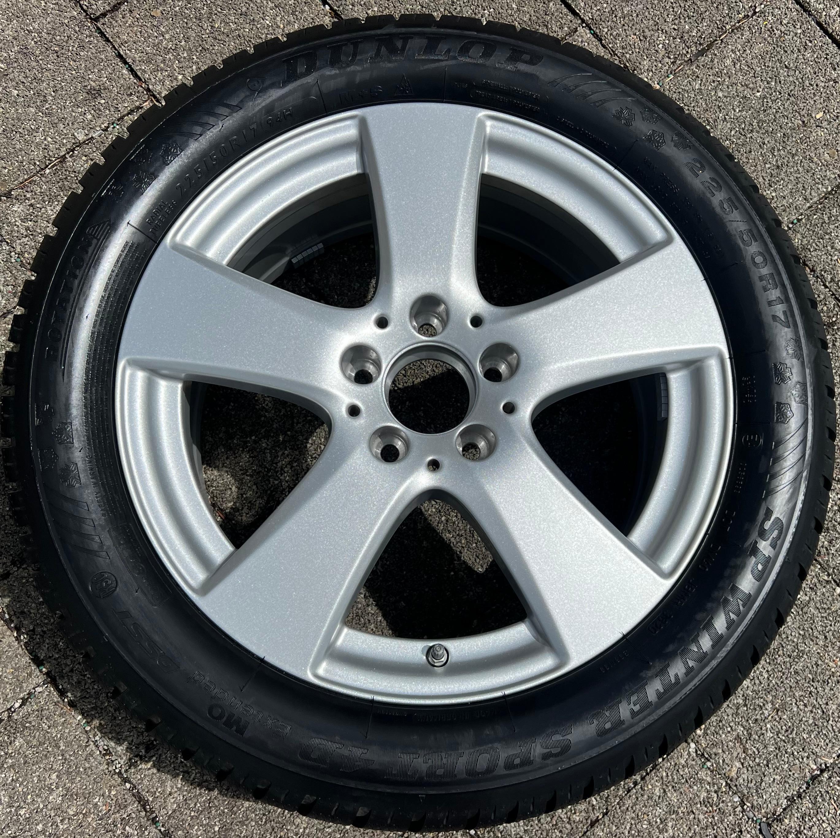 1 X ORIGINAL 17" ALUFELGE FELGE MERCEDES C-KLASSE W205 A2054015500 7x17 ET48,5
