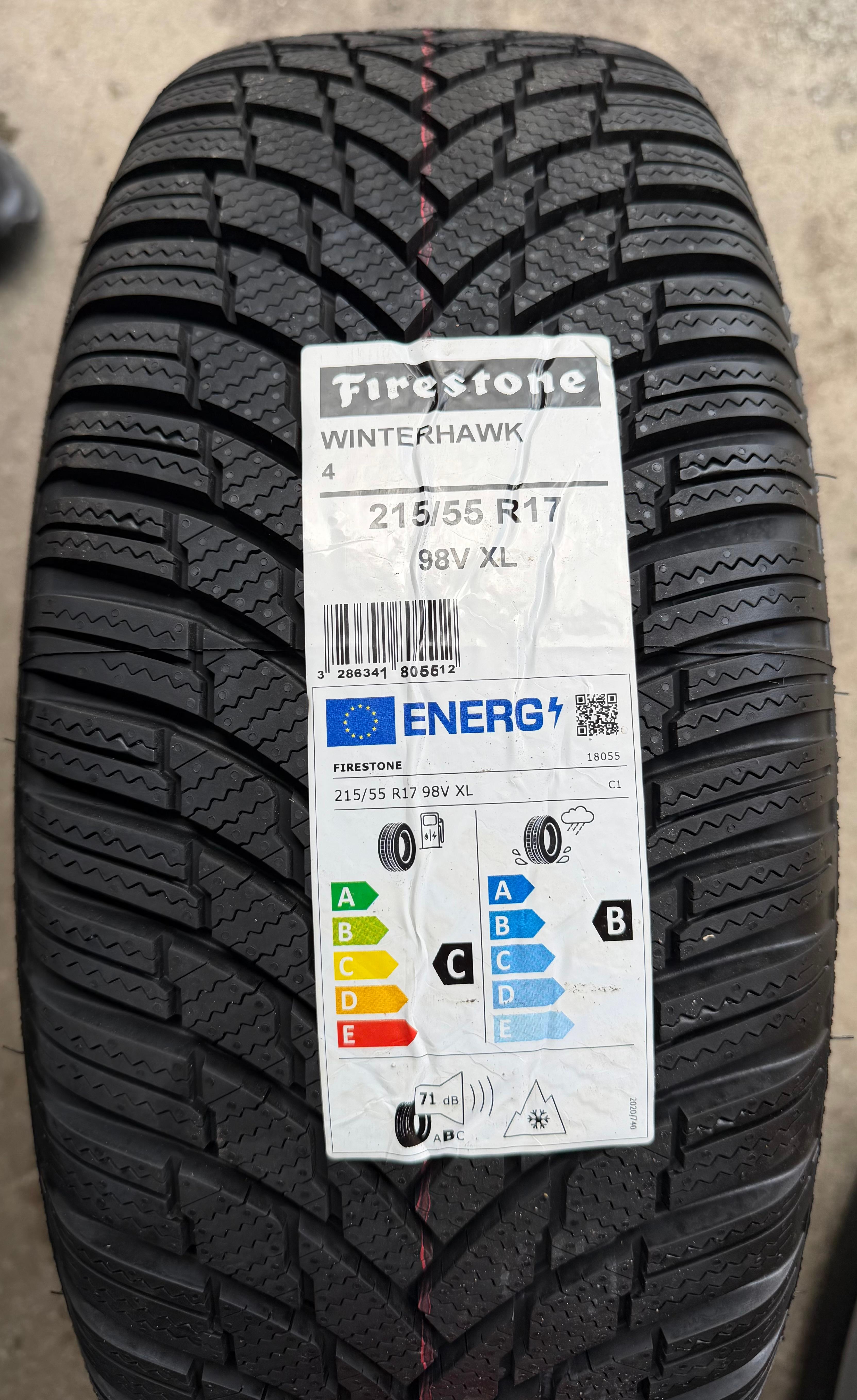 1 x 215/55R17 98V Winterreifen Firestone Winterhawk 4 2025 NEU