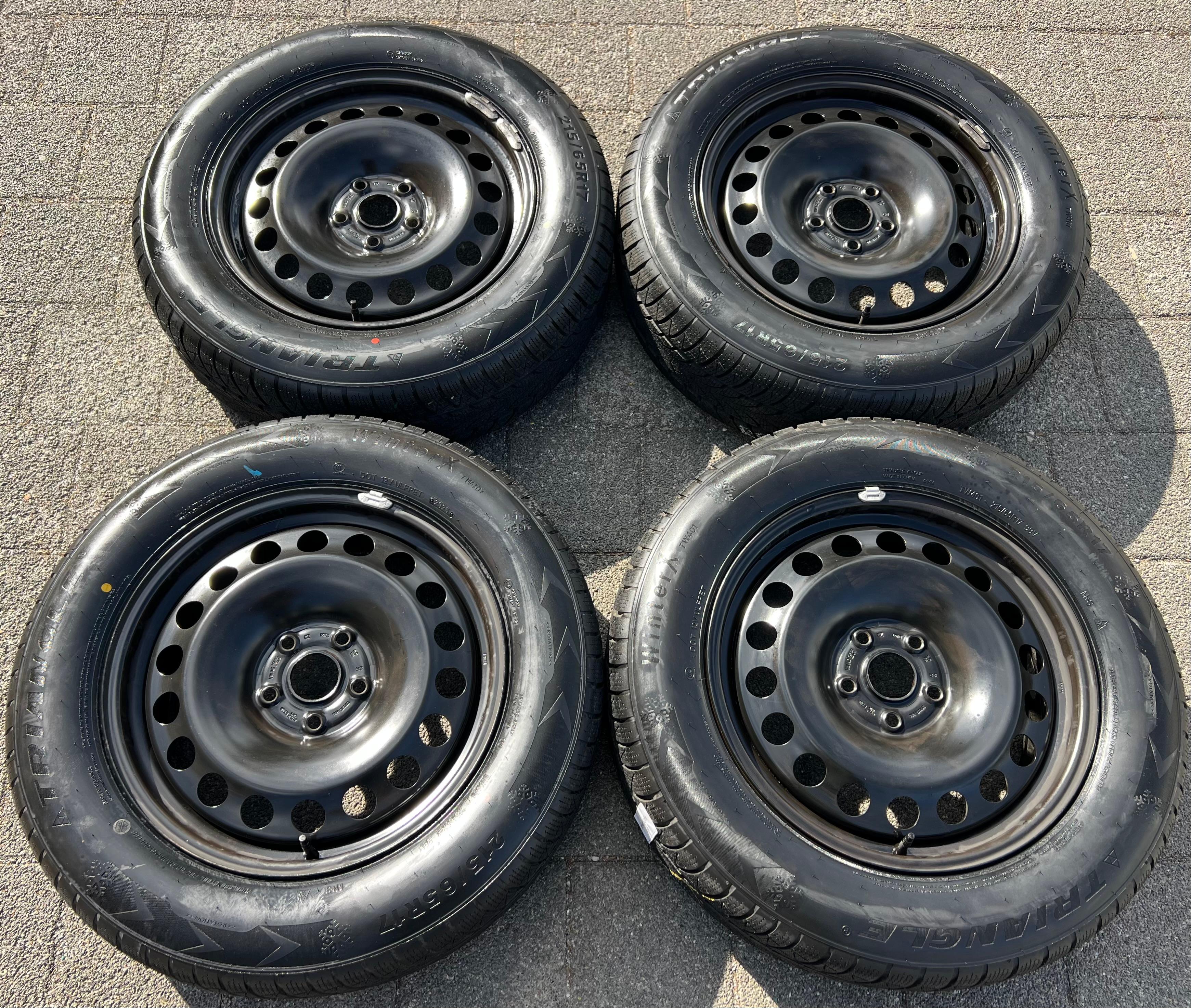 4 ruedas de invierno para Audi Q3, F3, SEAT Tarraco, Škoda Kodiaq y VW Tiguan II 5NA 215/65R17 99H, envío gratuito