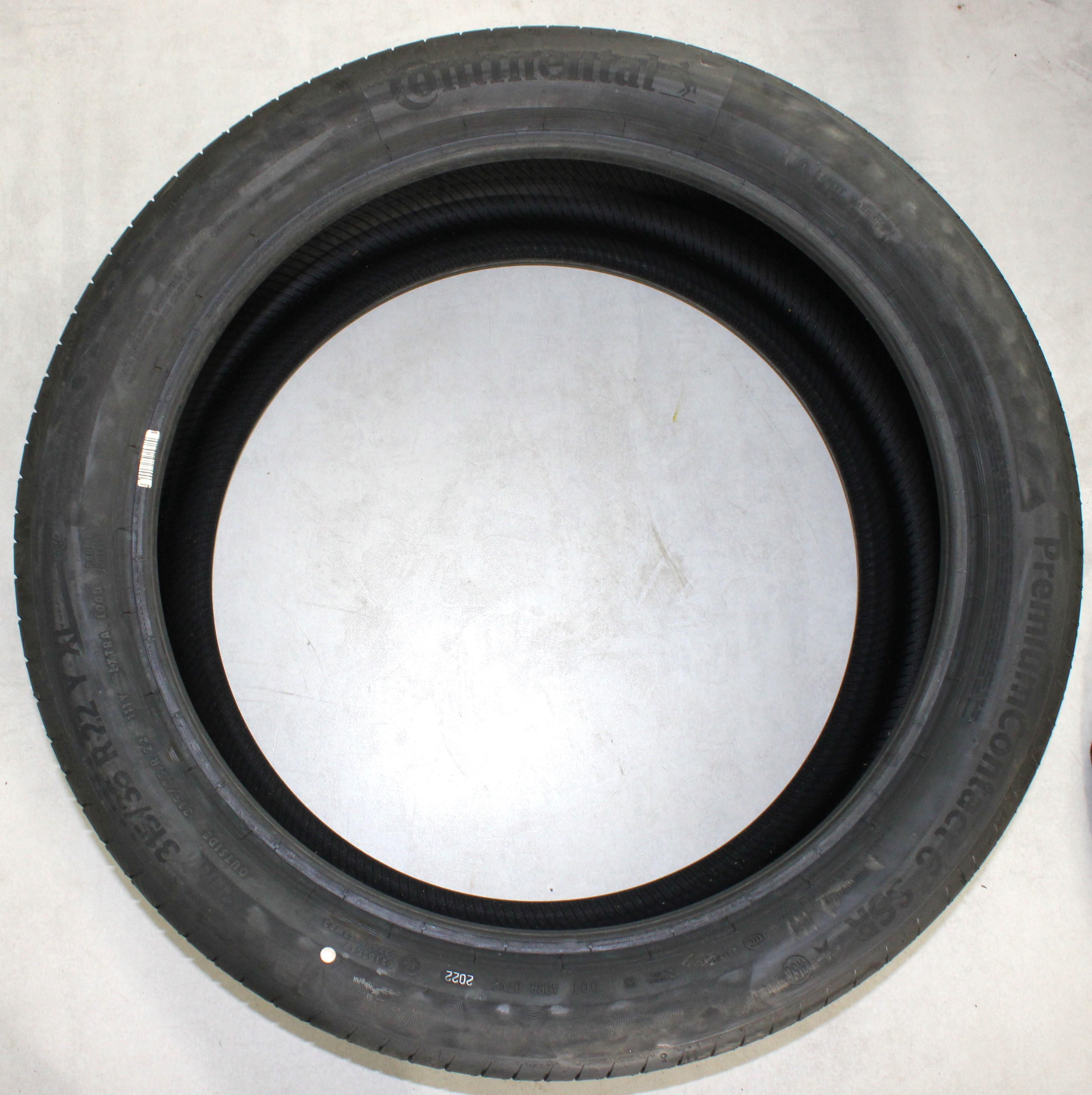 1 neumático de verano 315/35R22 111Y Continental Premium Contact 6 SSR Runflat con banda de rodadura completa, 2022 *