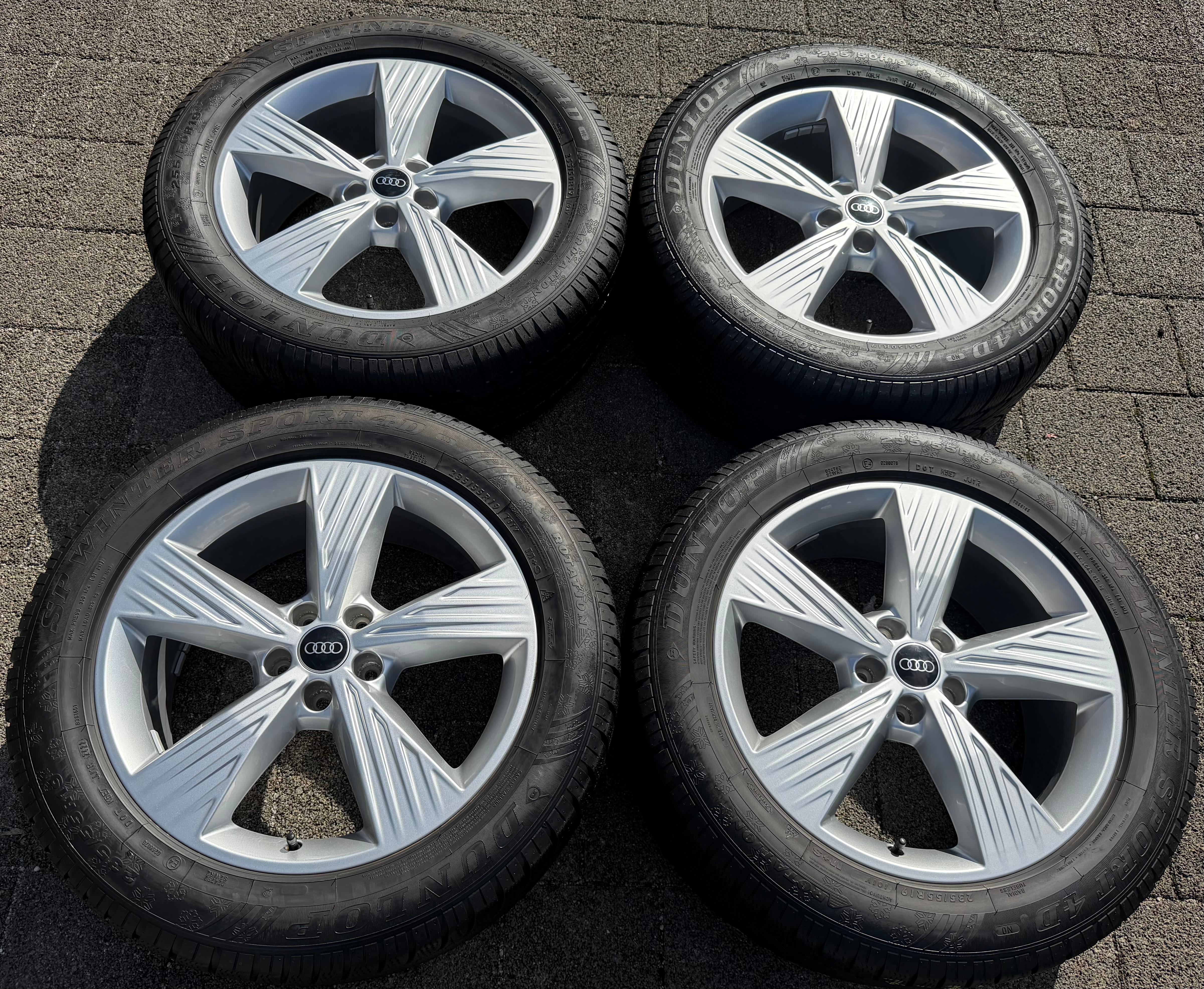 4 Original 19" Alu Winterräder Audi Q4 E-Tron Etron F4B F4N 235/55R19 101V 255/50R19 103V