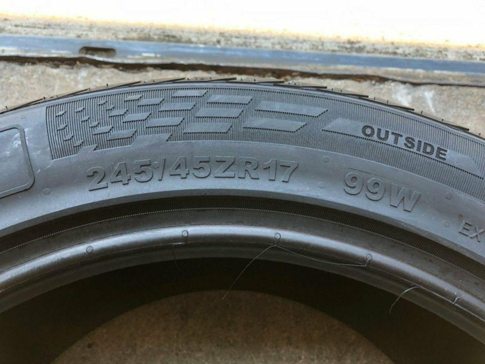 4 X 245/45R17 99W XL BERLIN TIRES SUMMER UHP1 SOMMERREIFEN NEU