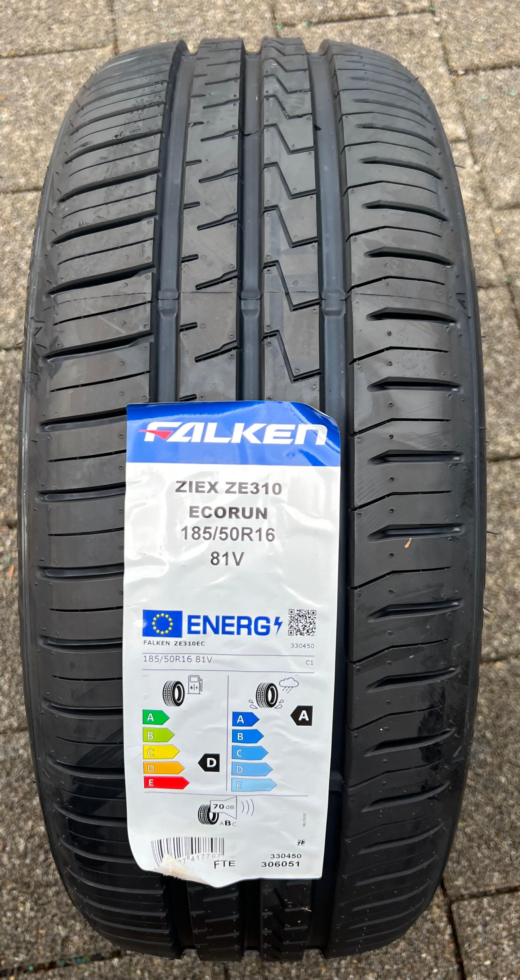 1 x 185/50R16 81V Sommerreifen Falken Ziex ZE310 EcoRun NEU 2022