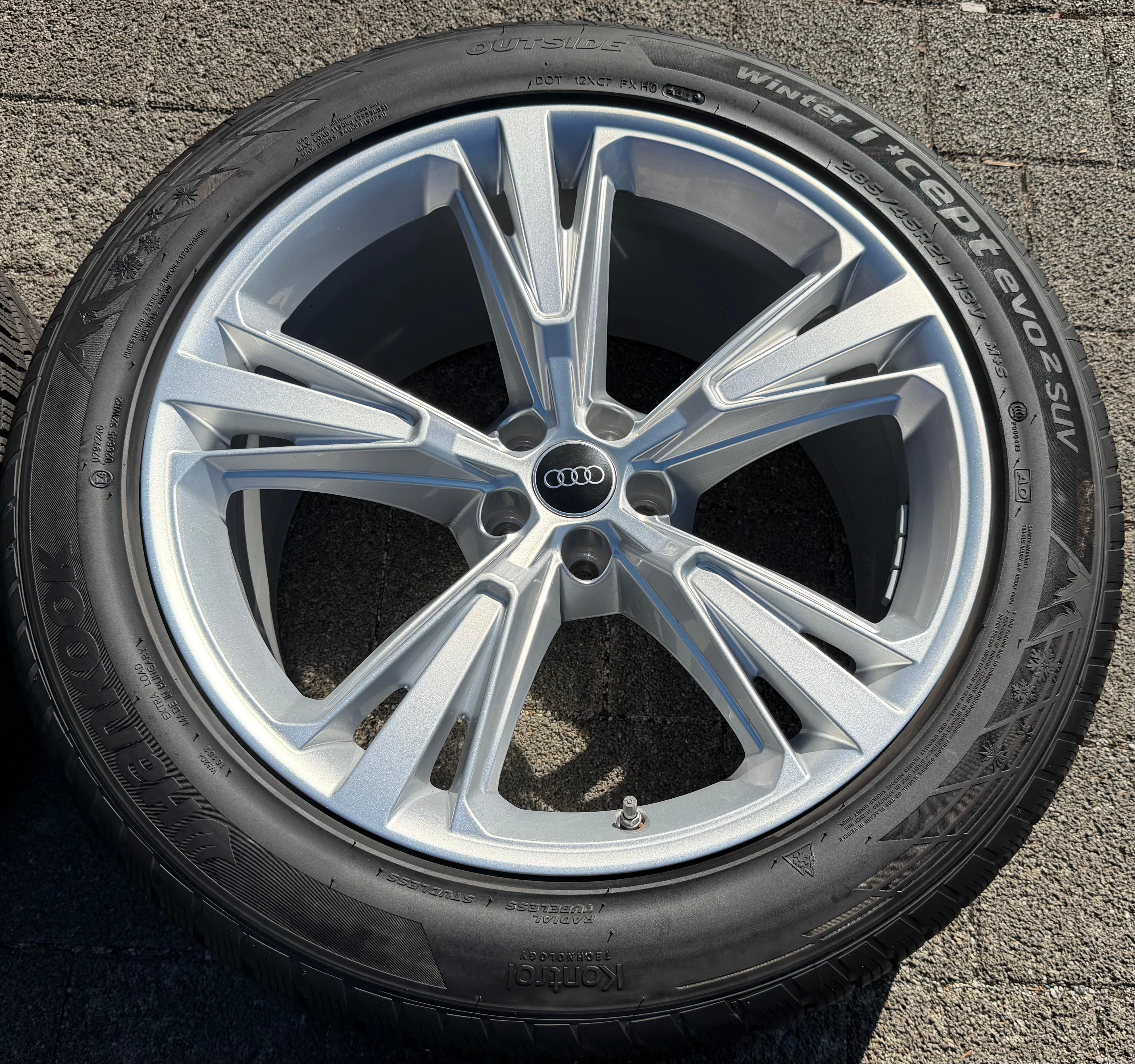 4 ORIGINAL 21" ALU WINTERRÄDER AUDI Q8 SQ8 4M 4M8601025H 285/45R21 113V