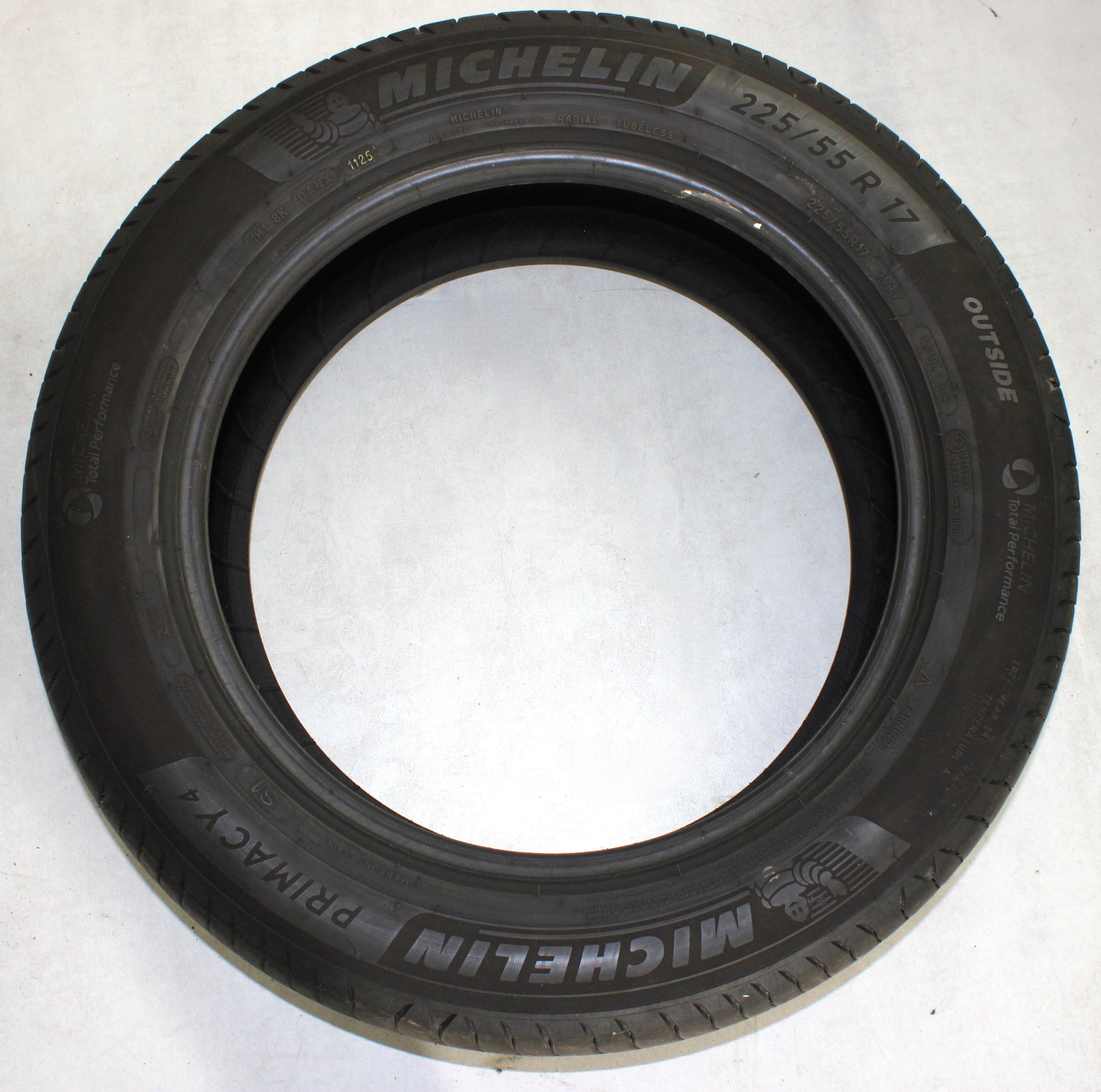 4 x 225/55R17 101V Sommerreifen Michelin Primacy 4 S1 6mm 2025 XL