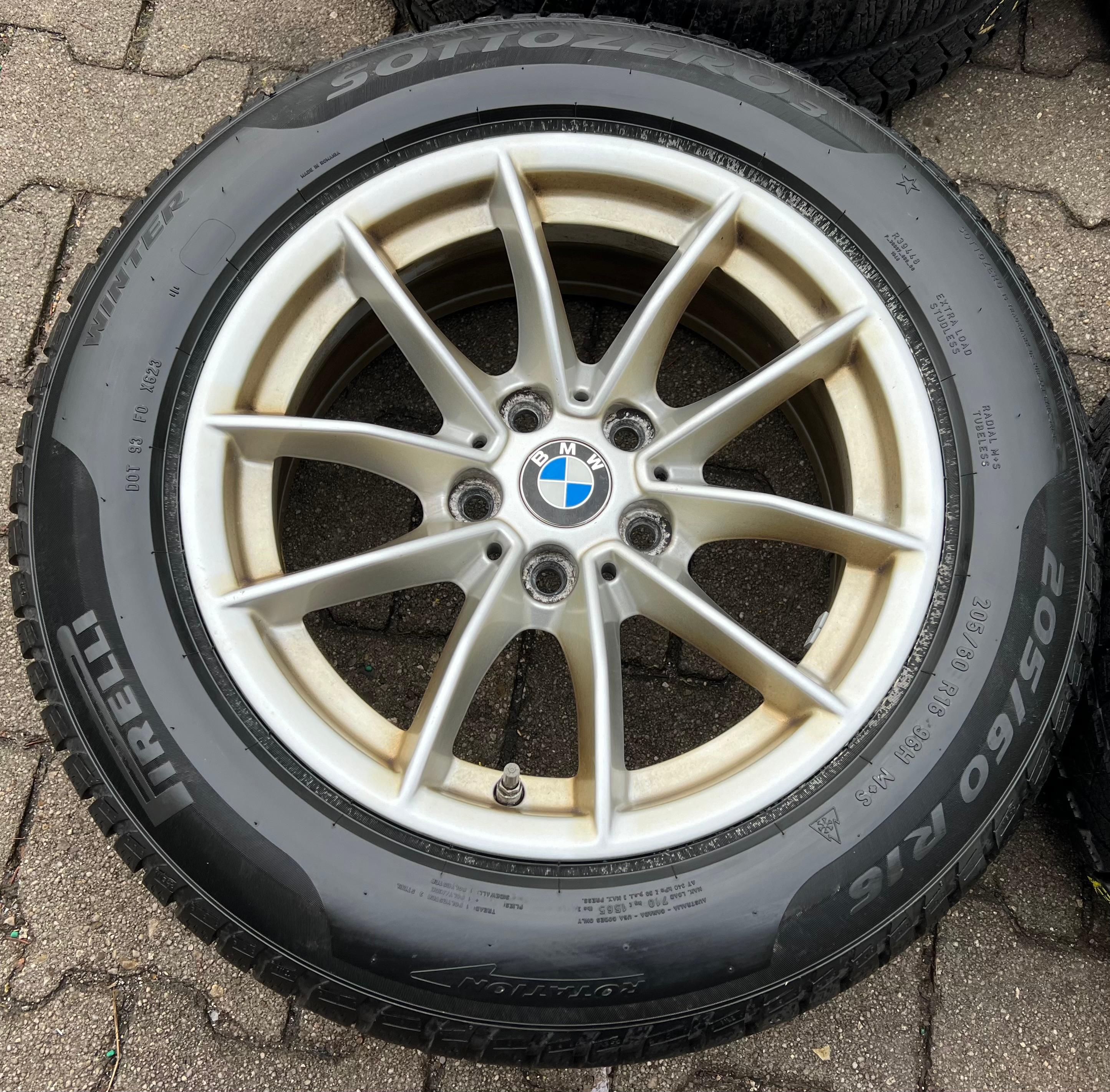 4 ROUES D'HIVER ORIGINALES 16" EN ALU BMW SÉRIE 3 G20 G21 205/60R16 96H RDKS 2023 LIVRAISON GRATUITE