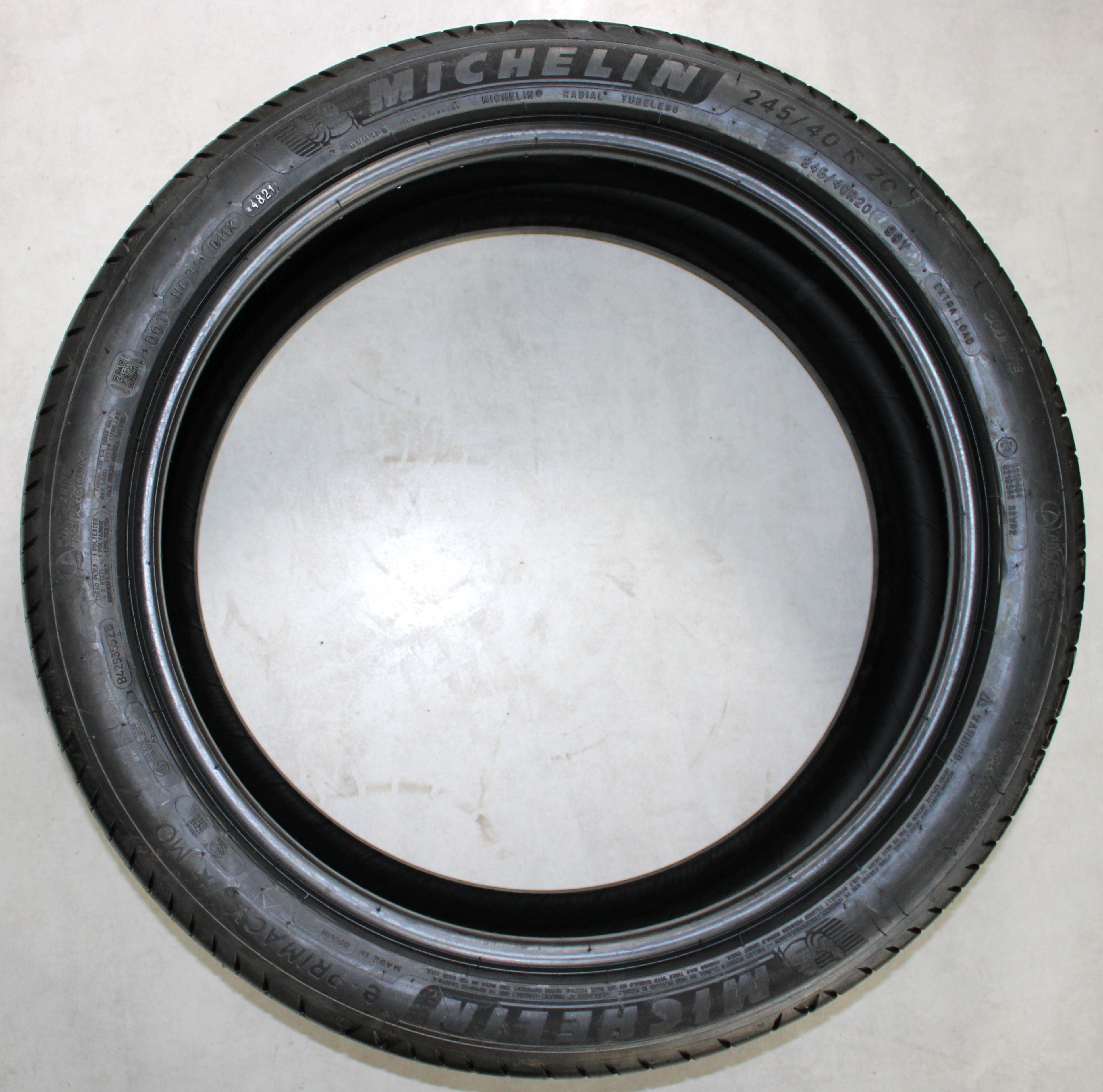 4 x 245/40R20 99Y Pneus d'été Michelin E Primacy MO NEUF 2021 *