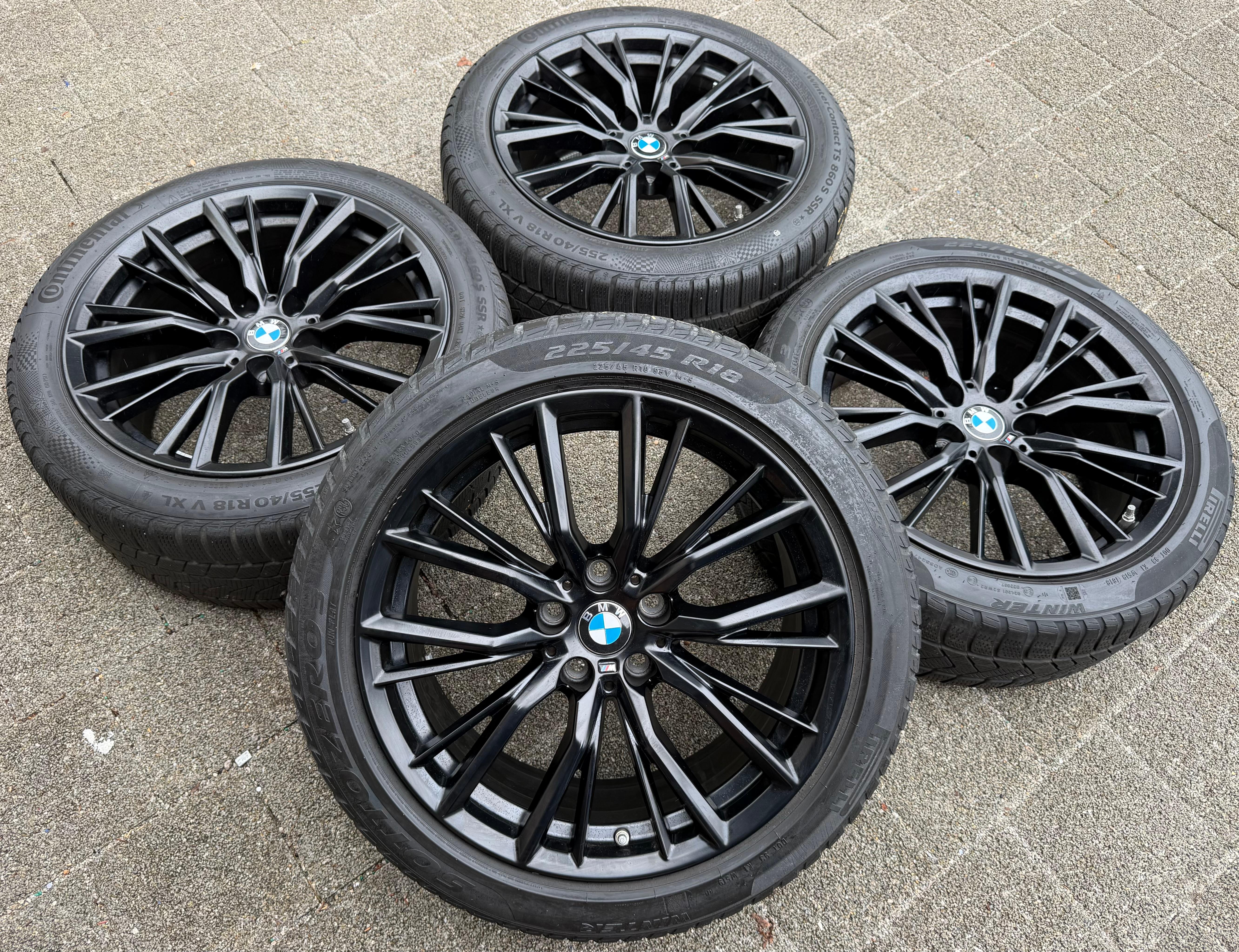 4 Original 18" Alu Winterräder BMW 3ER Reihe G20 G21 4ER G22 G23 2ER G42 M796 RDKS