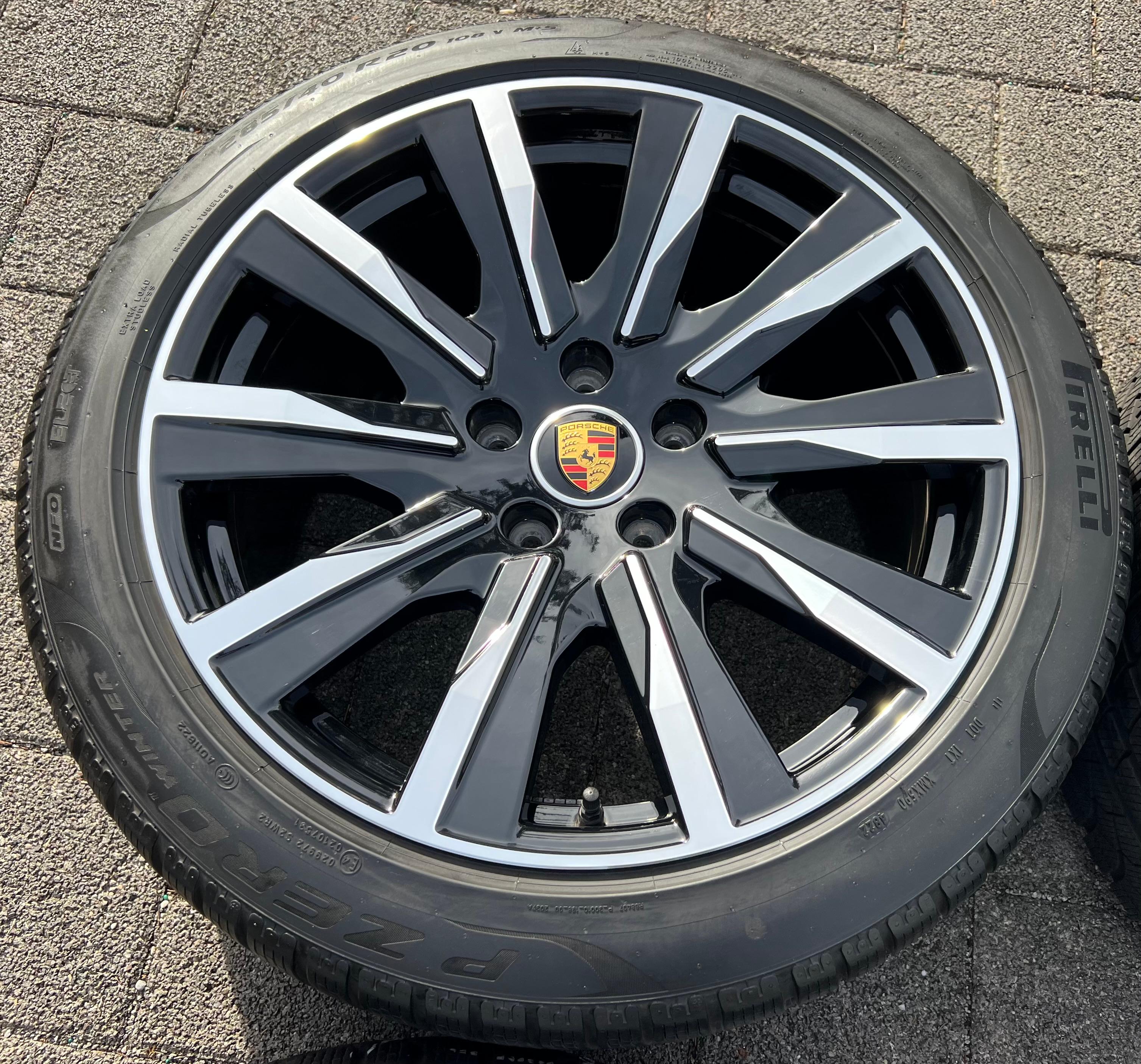 4 ORIGINAL 20" ALU WINTERRÄDER PORSCHE TAYCAN TEQUIPMENT RDKS FREIHAUS