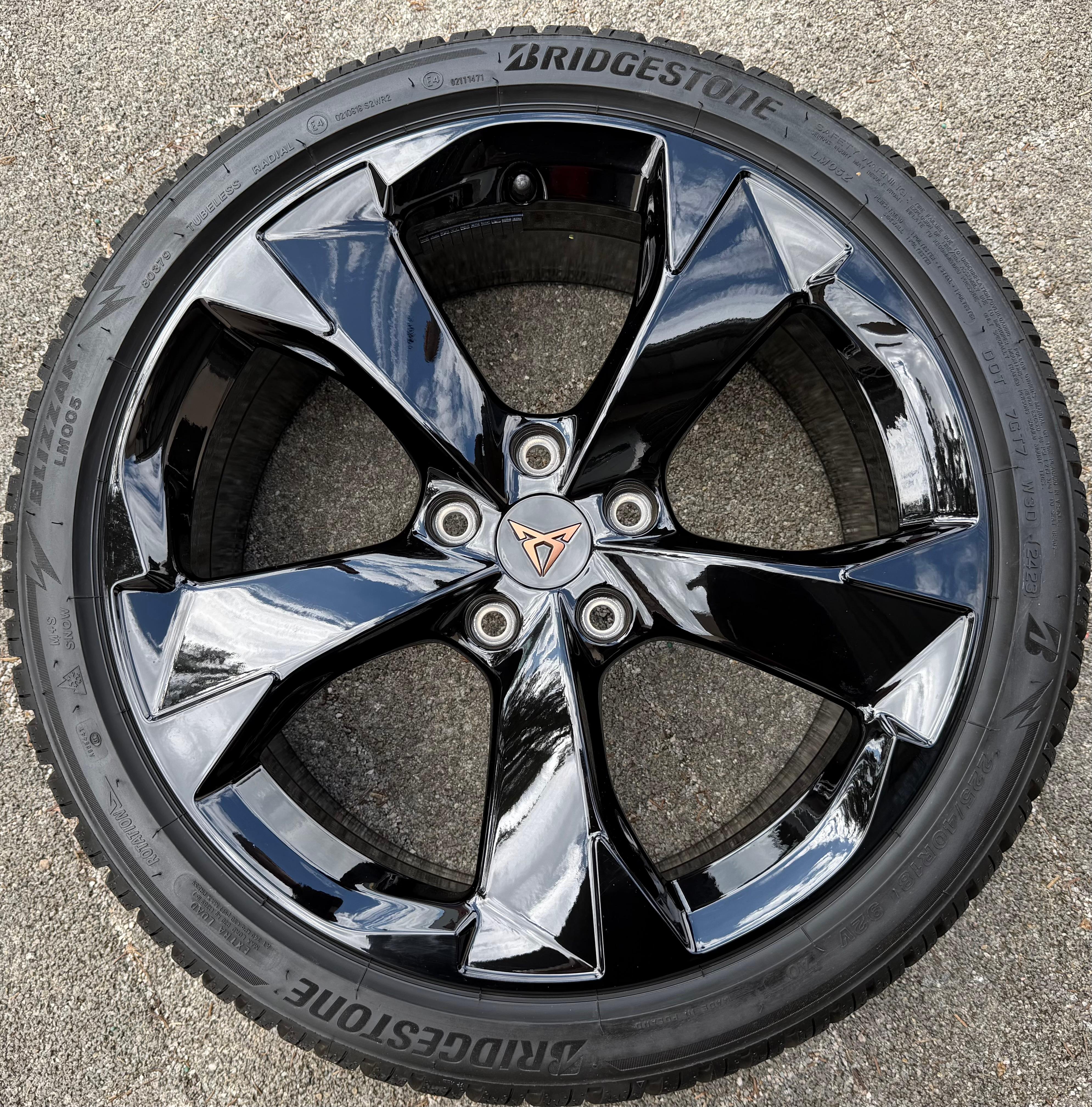 1 jante en aluminium d'origine 18 pouces SEAT CUPRA LEON LF 5F 5FA601025H 7,5x18 ET46 noire