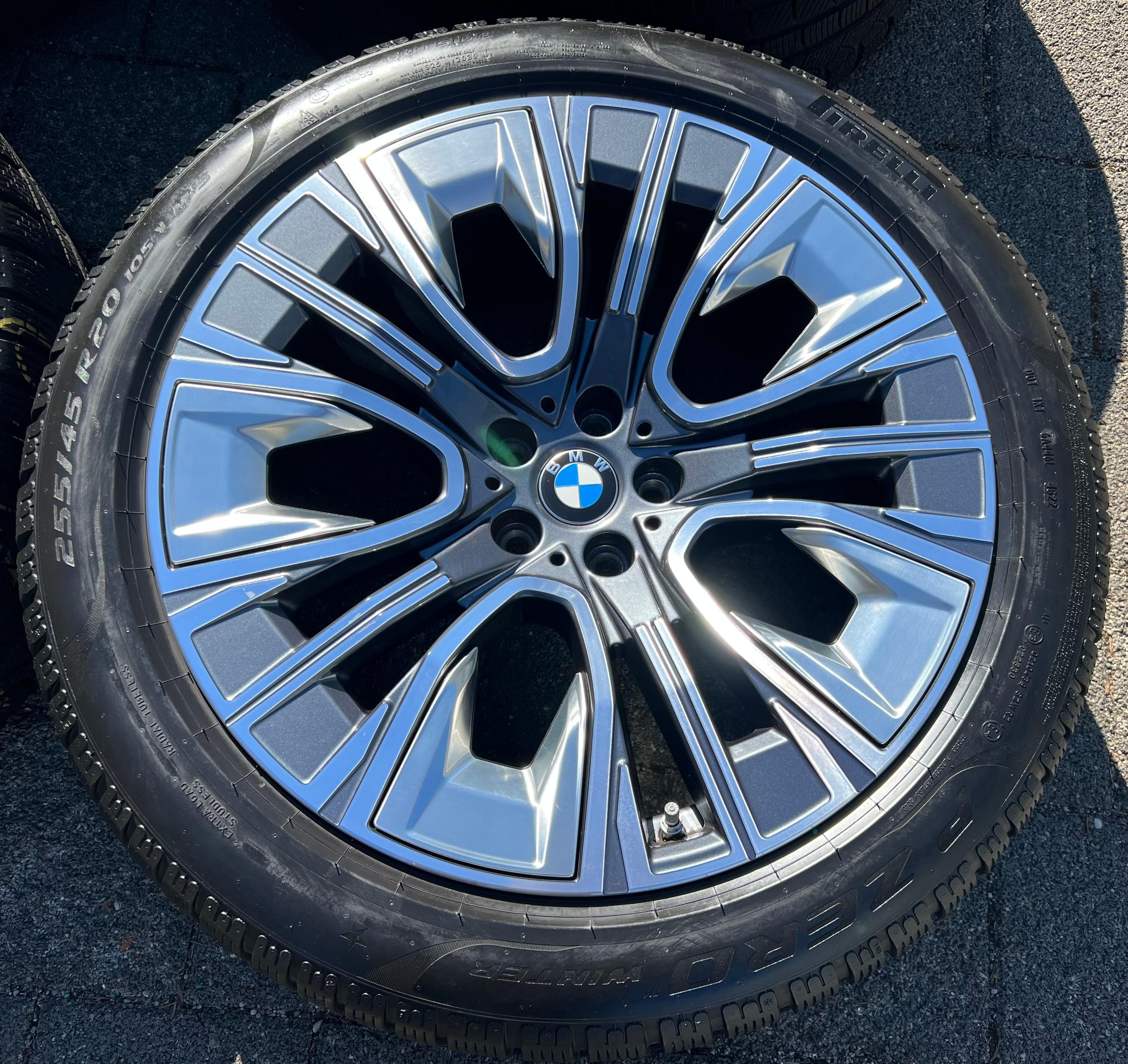 4 ORIGINAL 20" ALU WINTERRÄDER BMW 7ER REIHE i7 G70 X3 G45 STYLING 906 RDK