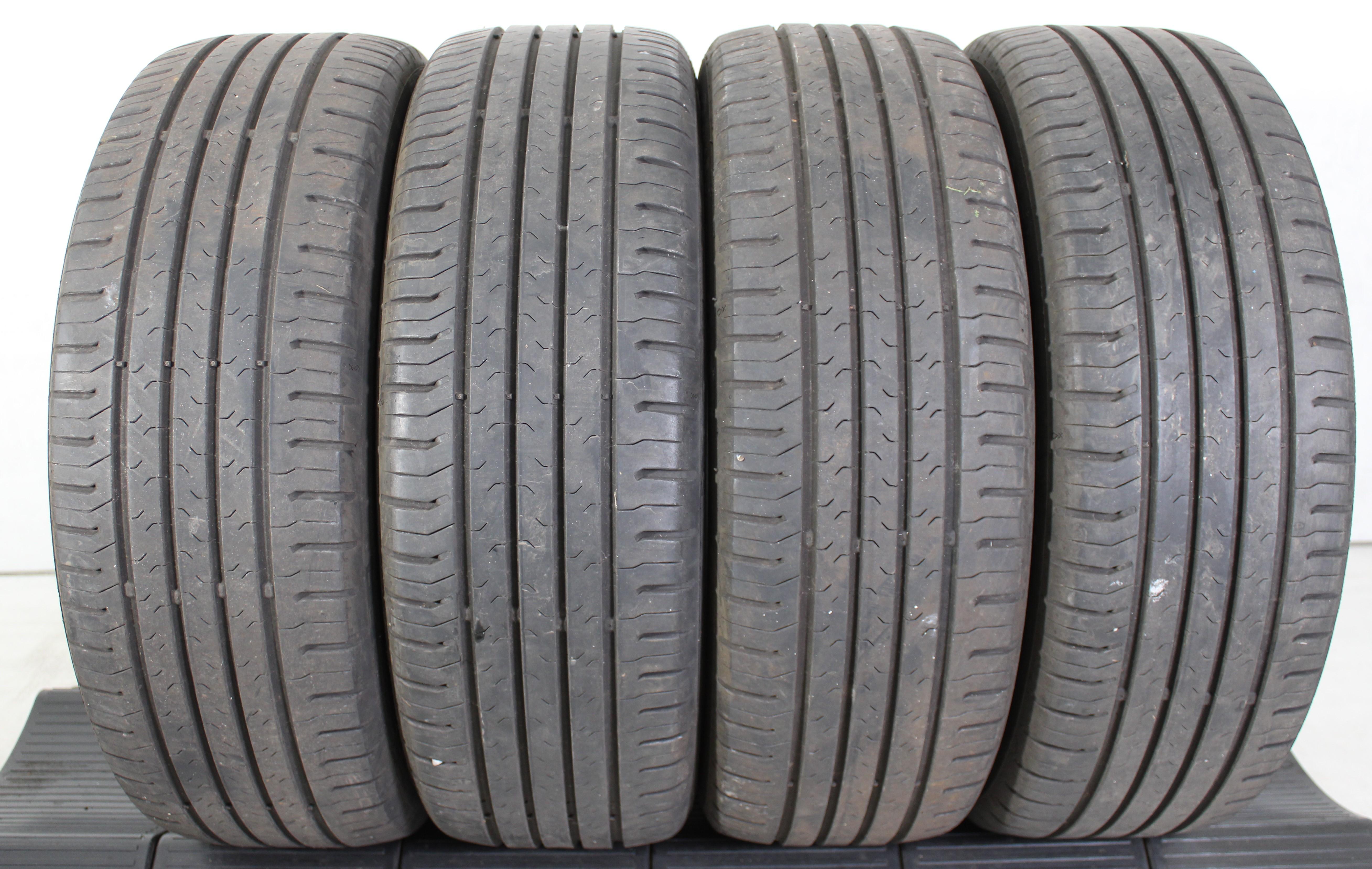 4 x 205/55R17 95V neumáticos de verano Continental Eco Contact 5 2x5-5,5/2x6-6,5mm 3x2016/1x2019 XL
