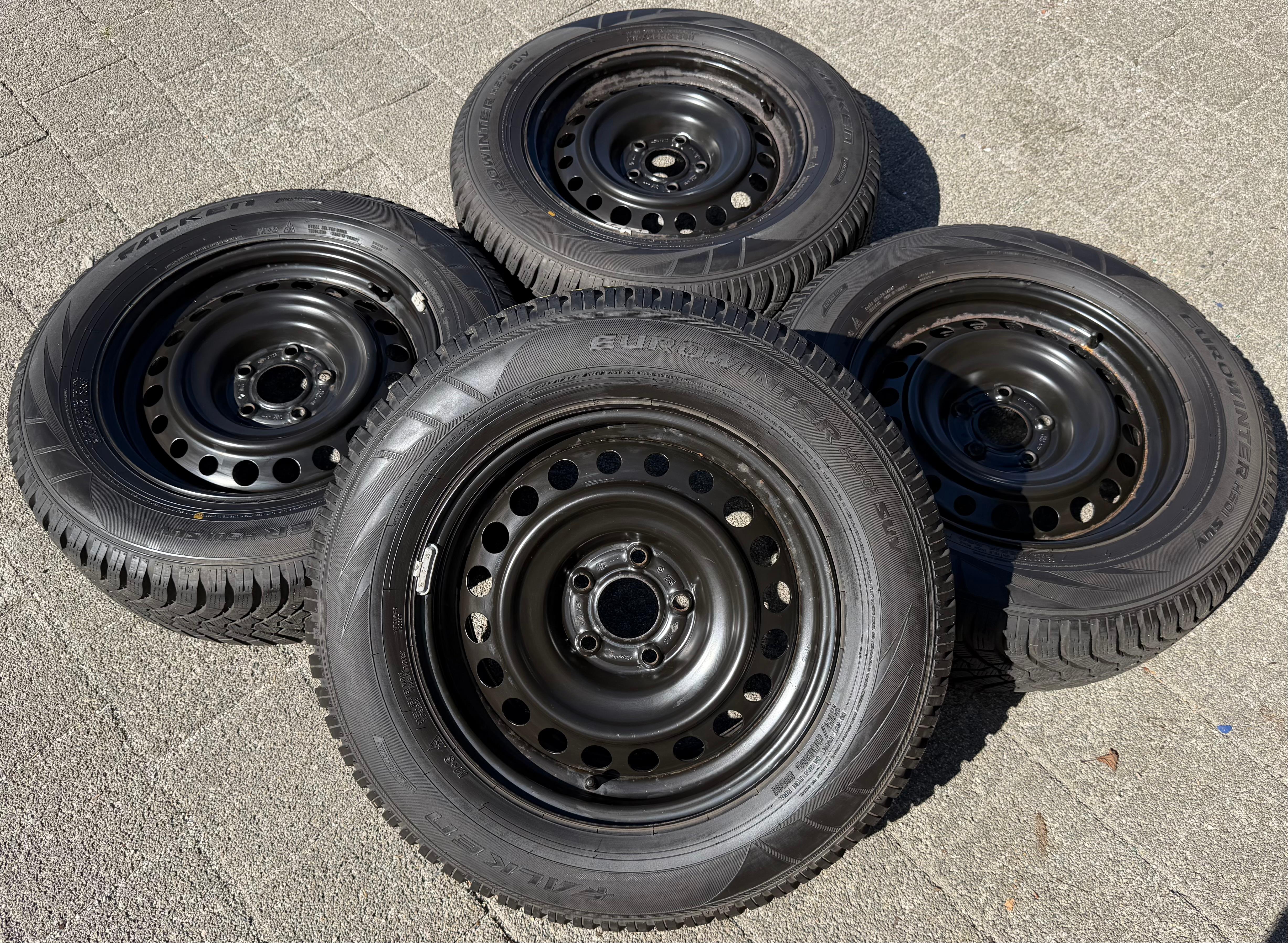 4 Winterräder Mitsubishi ASX VSE Nissan Juke F16 Renault Captur II RFJ 215/65R16 98H RDKS