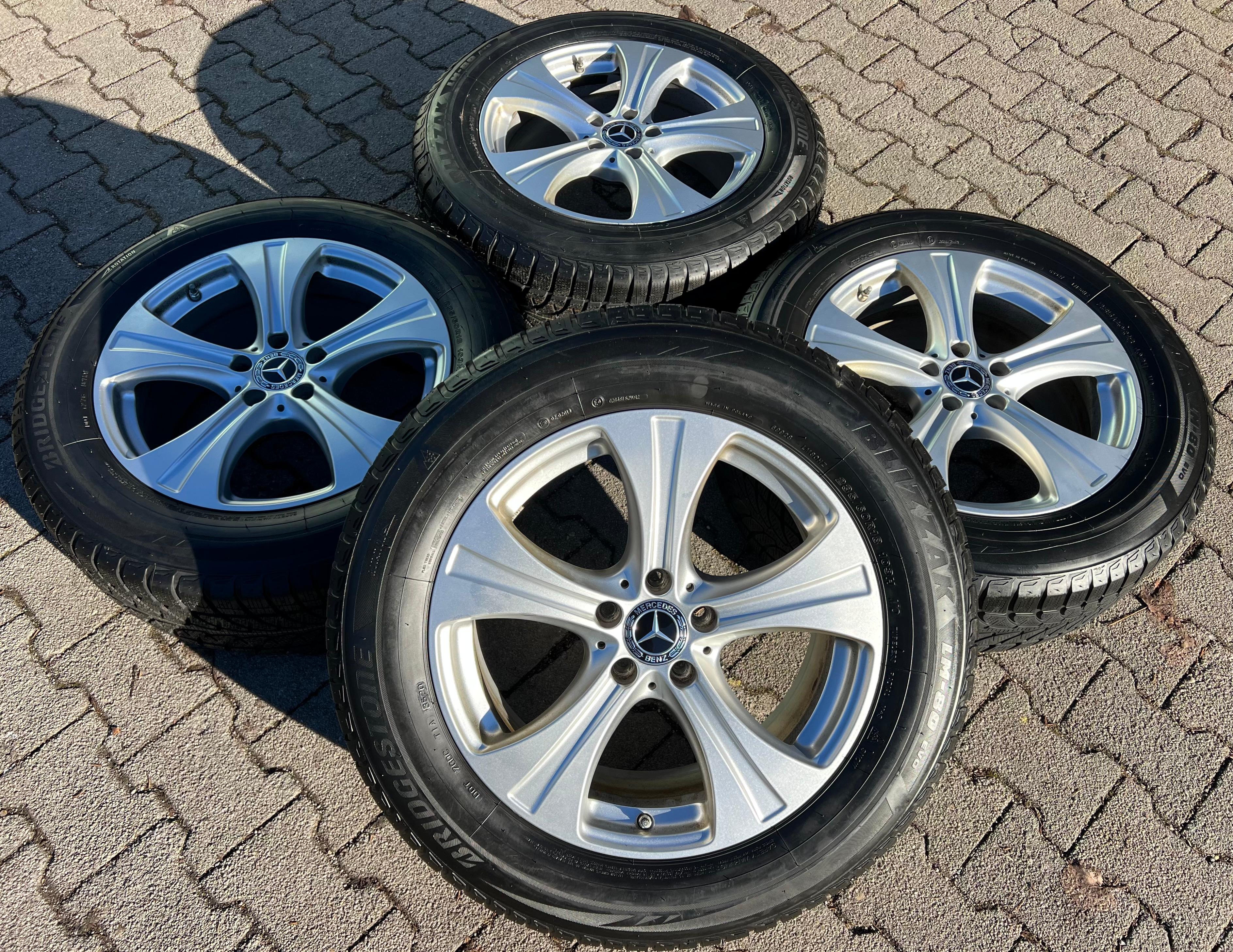 4 ORIGINAL ALU 18" WINTERRÄDER MERCEDES GLC X253 C253 235/60R18 103H RDKS