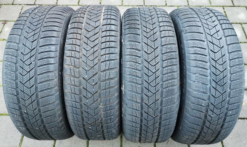 4 x 225/45R19 96V Winterreifen Pirelli Sottozero 3 Runflat 1x 7,5mm 2x 6,5mm und 1x 6mm 2019