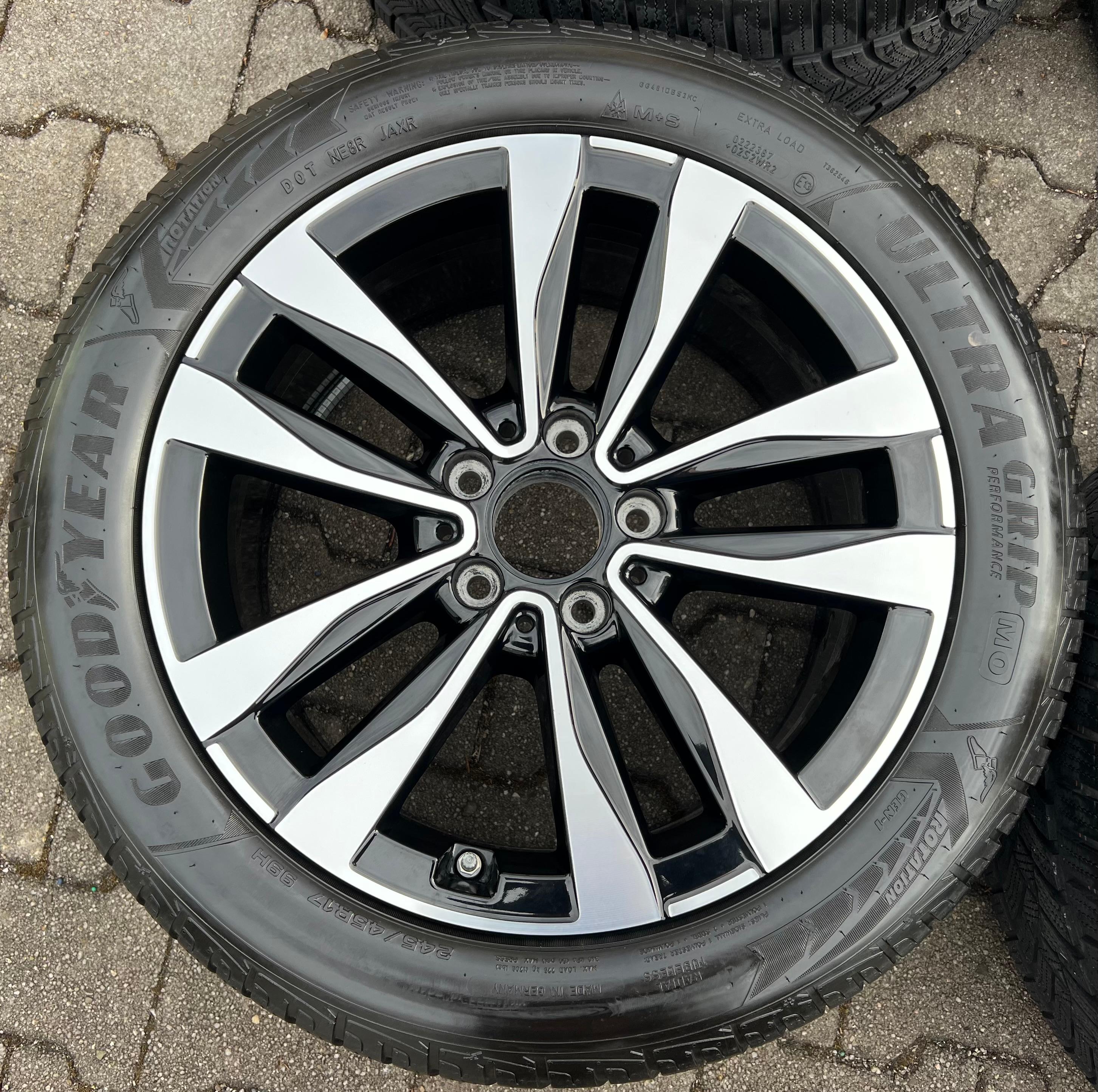 1 X CERCHIO ORIGINALE 17" IN ALLUMINIO MERCEDES C-CLASS W206 A2064016100 8x17 ET49.5 TPMS