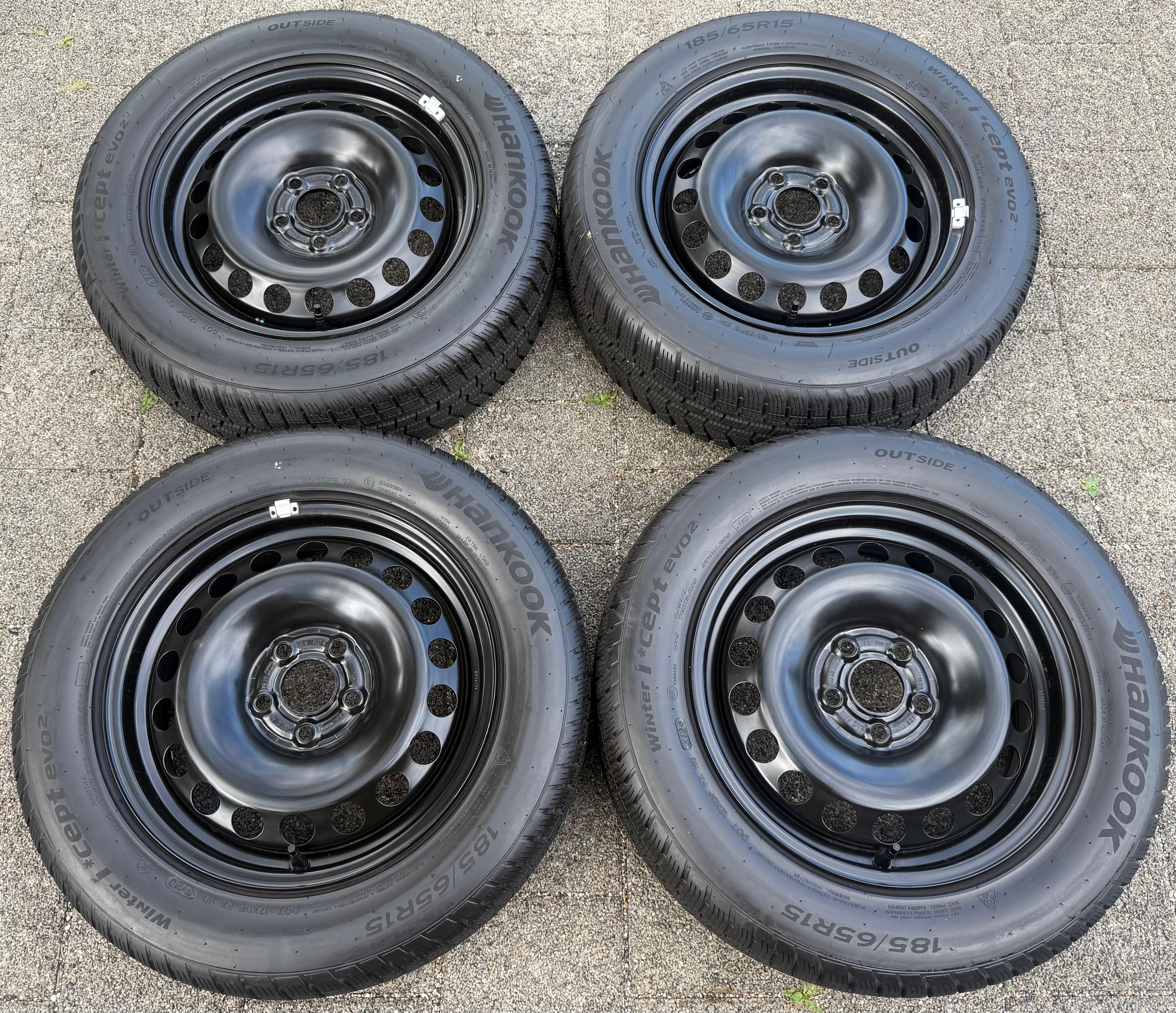 4 WINTERRÄDER AUDI A1 CITY CARVER GB SEAT IBIZA ARONA KJ VW POLO AW 2G 185/65R15 92T