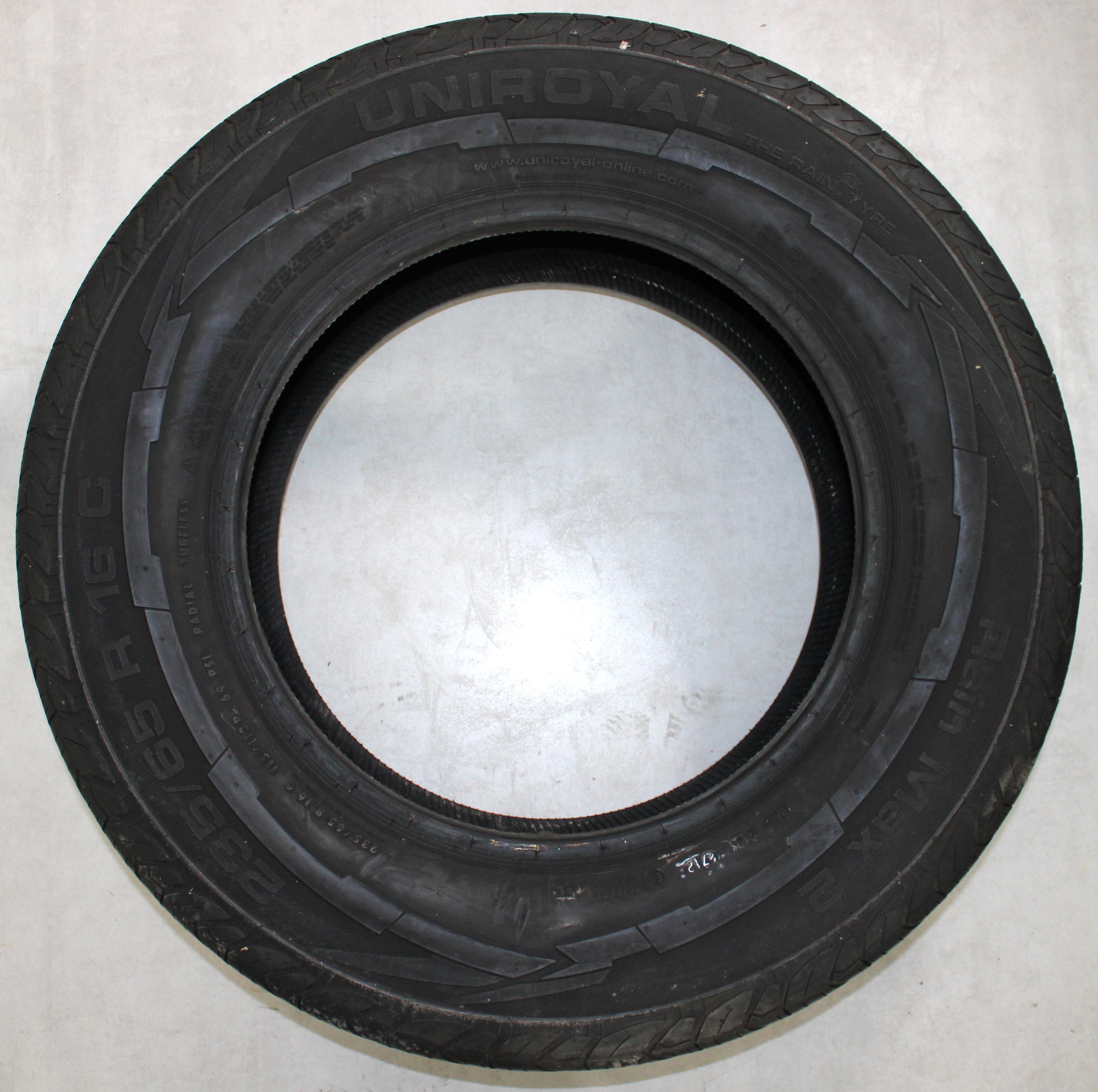 2 x 235/65R16C 115/113R Sommerreifen Uniroyal Rain Max 2 7-7,5mm 2010/2012