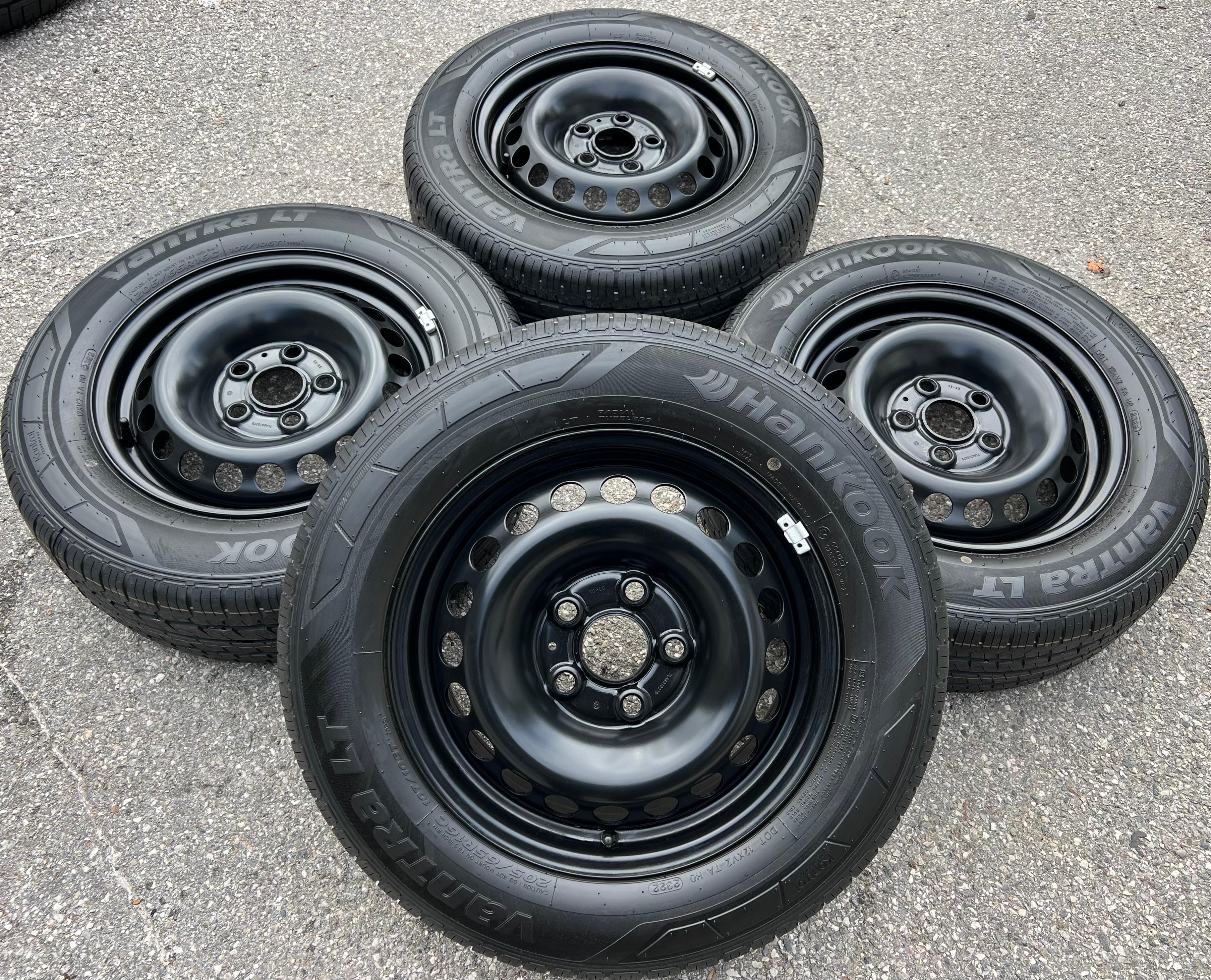 4 SOMMERRÄDER VW BUS T5 T6 205/65R16C 107/105T HANKOOK DOT 2022 DEMO FREIHAUS