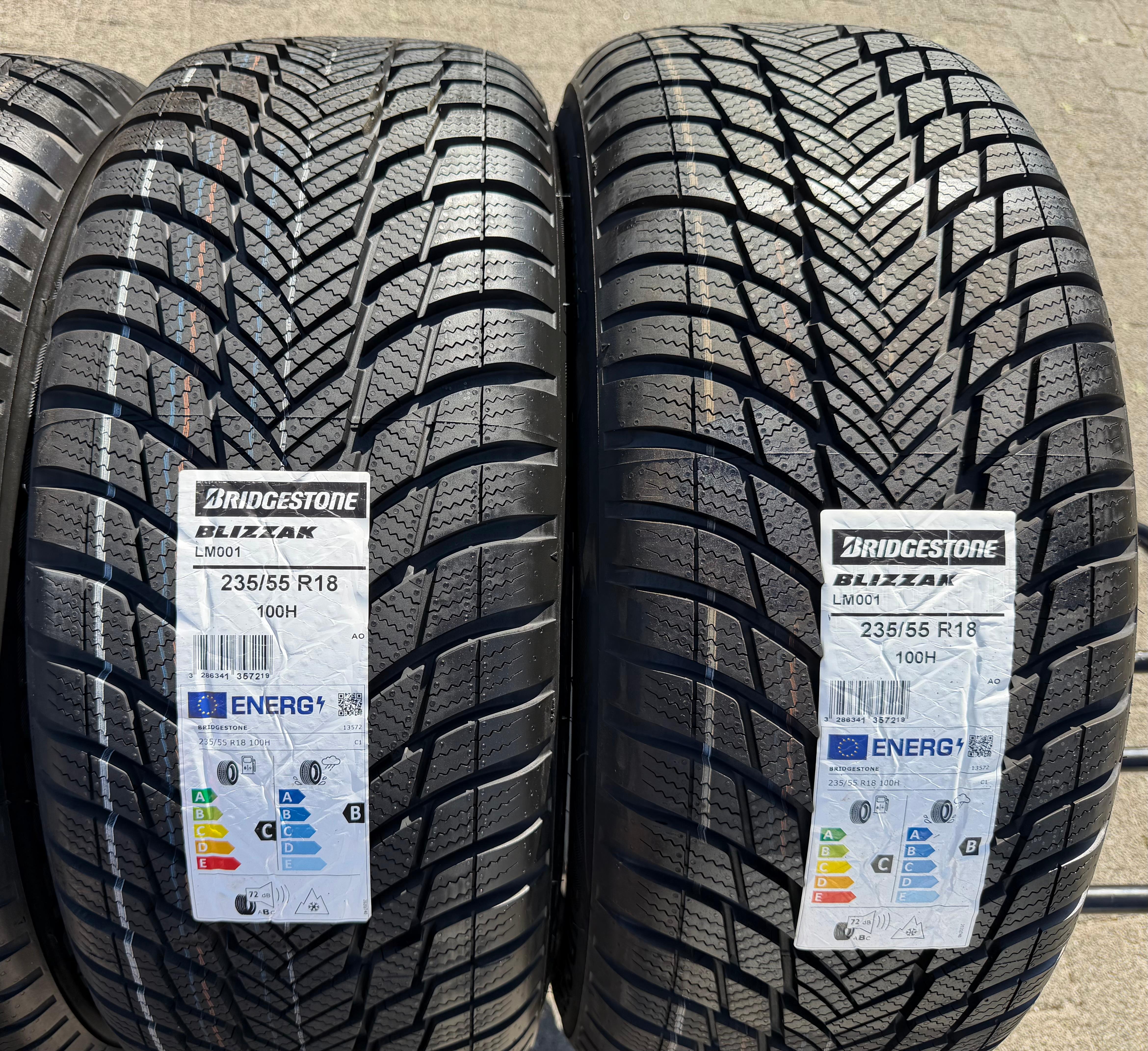 4 llantas de aluminio originales de invierno de 18" para Audi A6 Allroad 4K C8 4K0601025D 235/55R18 100H Bridgestone, NUEVAS