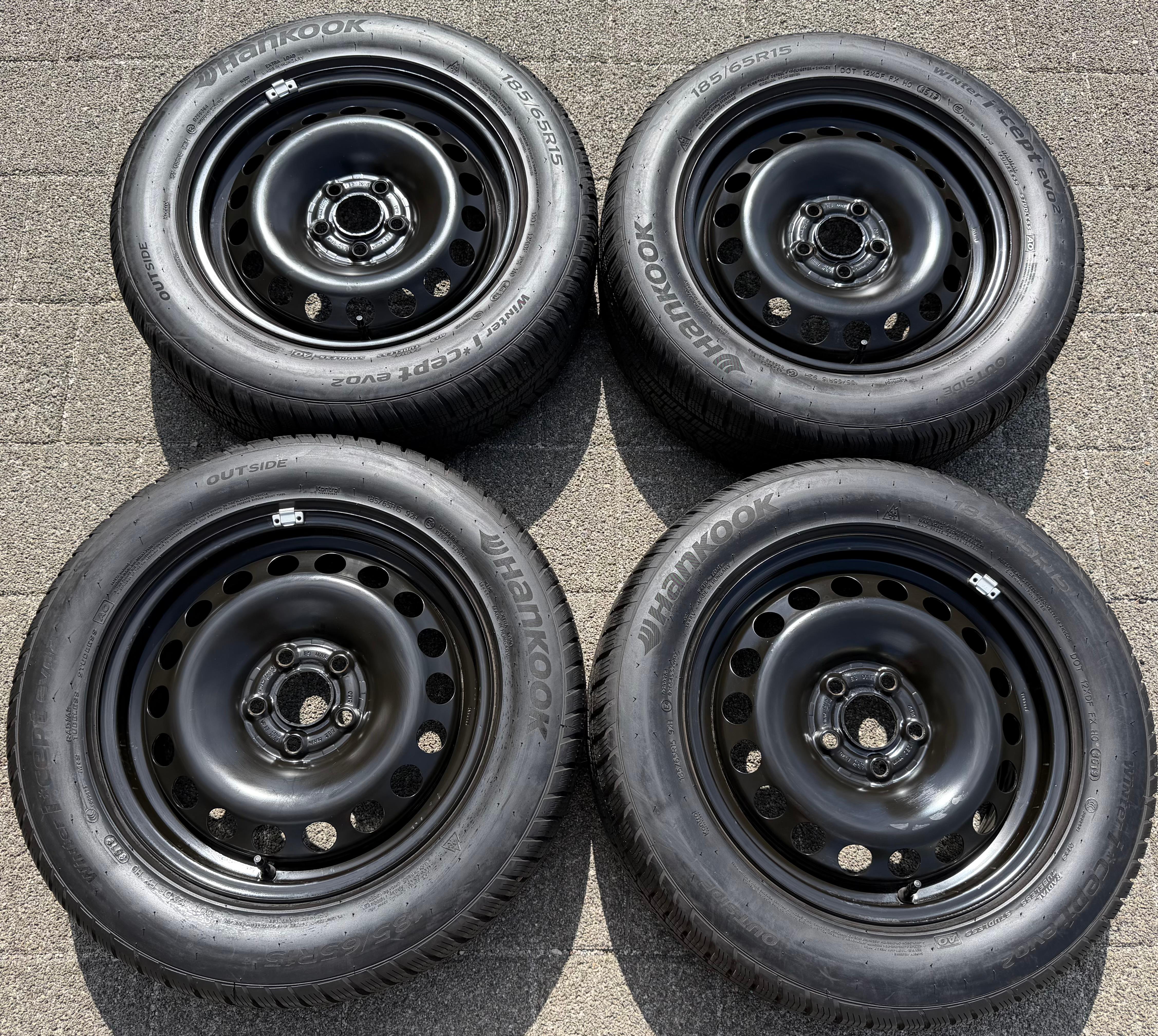 4 WINTERRÄDER AUDI A1 CITY CARVER GB SEAT IBIZA ARONA KJ VW POLO AW 2G 185/65R15 92T