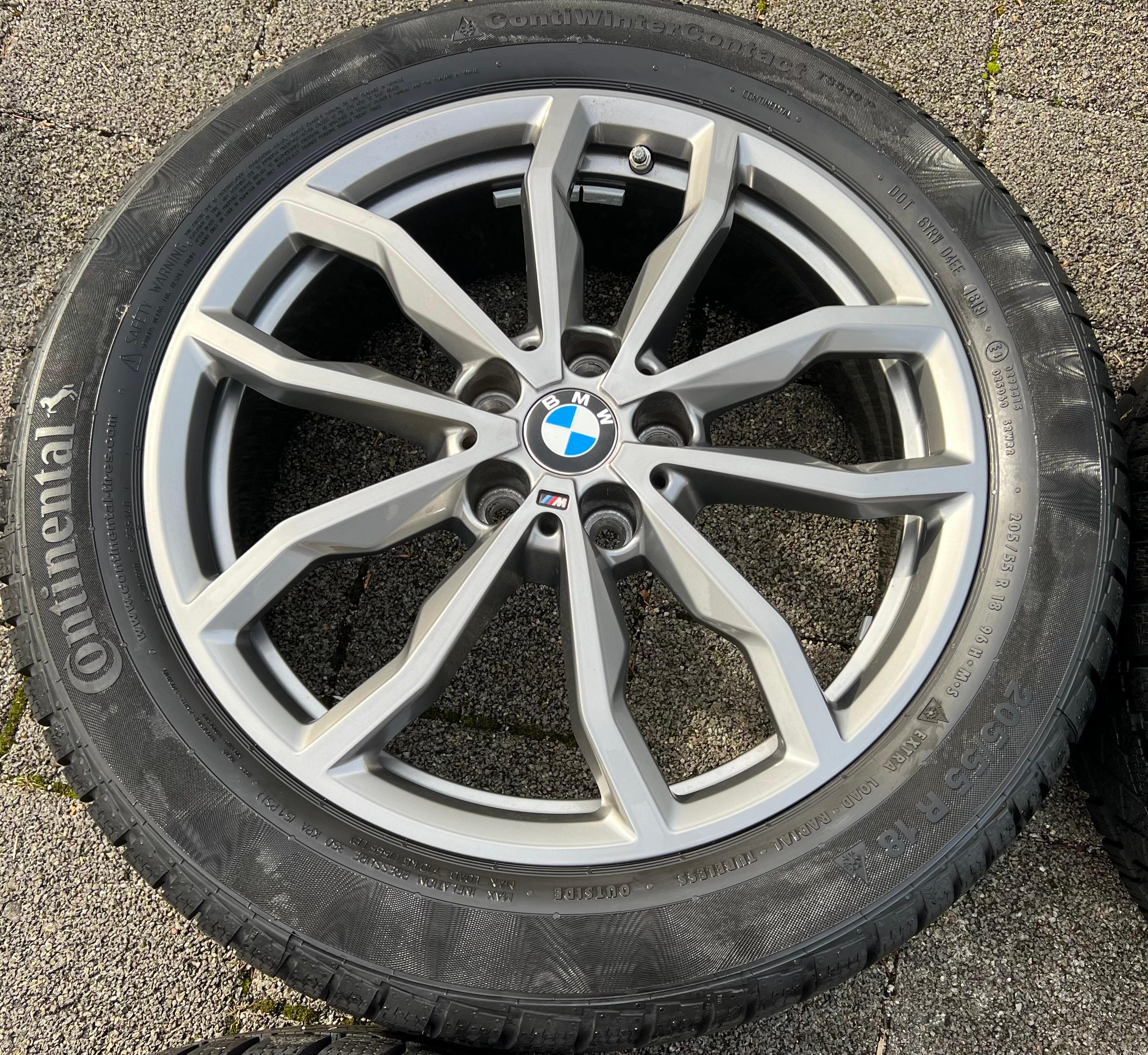 4 ORIGINAL 18" ALU WINTERRÄDER BMW X1 F48 X2 F39 STYLING M711 205/55R18 96H RDKS