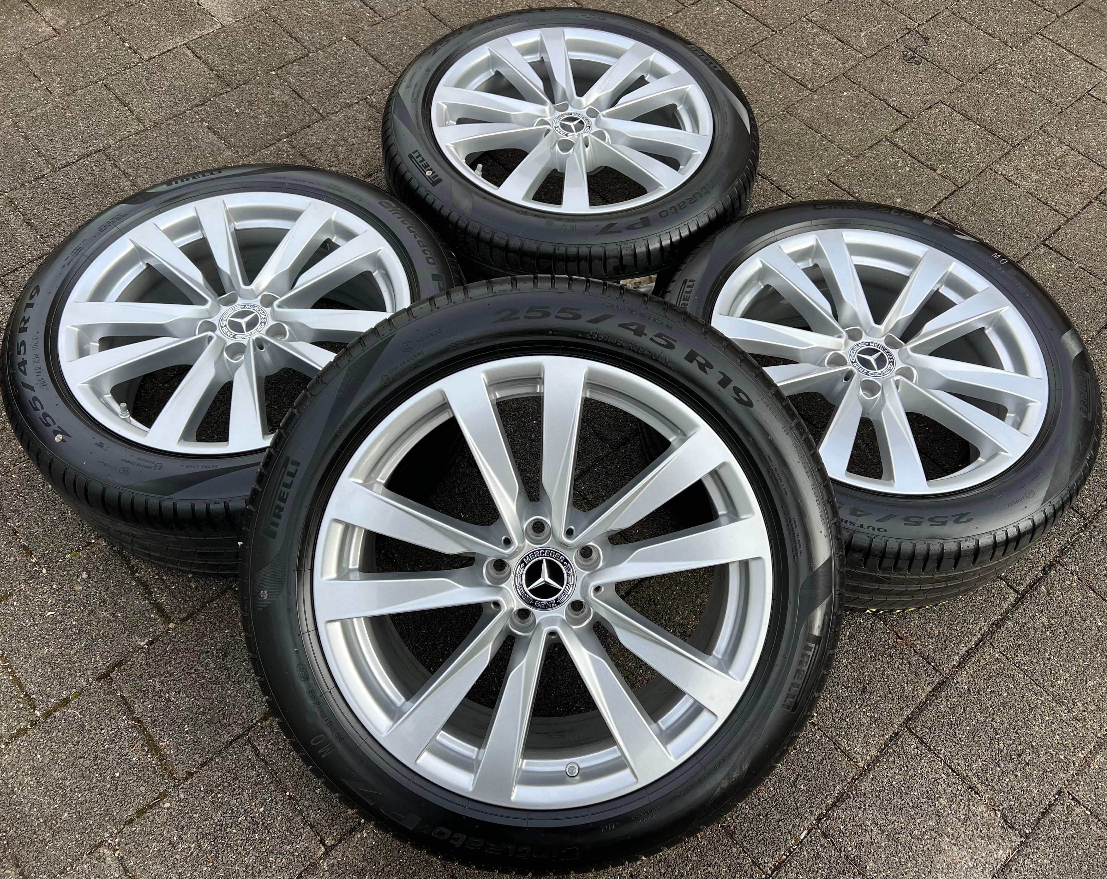 4 ORIGINELE 19" ALUMINIUM ZOMERWIELEN MERCEDES BENZ S-KLASSE W223 A2234013100 GRATIS LEVERING