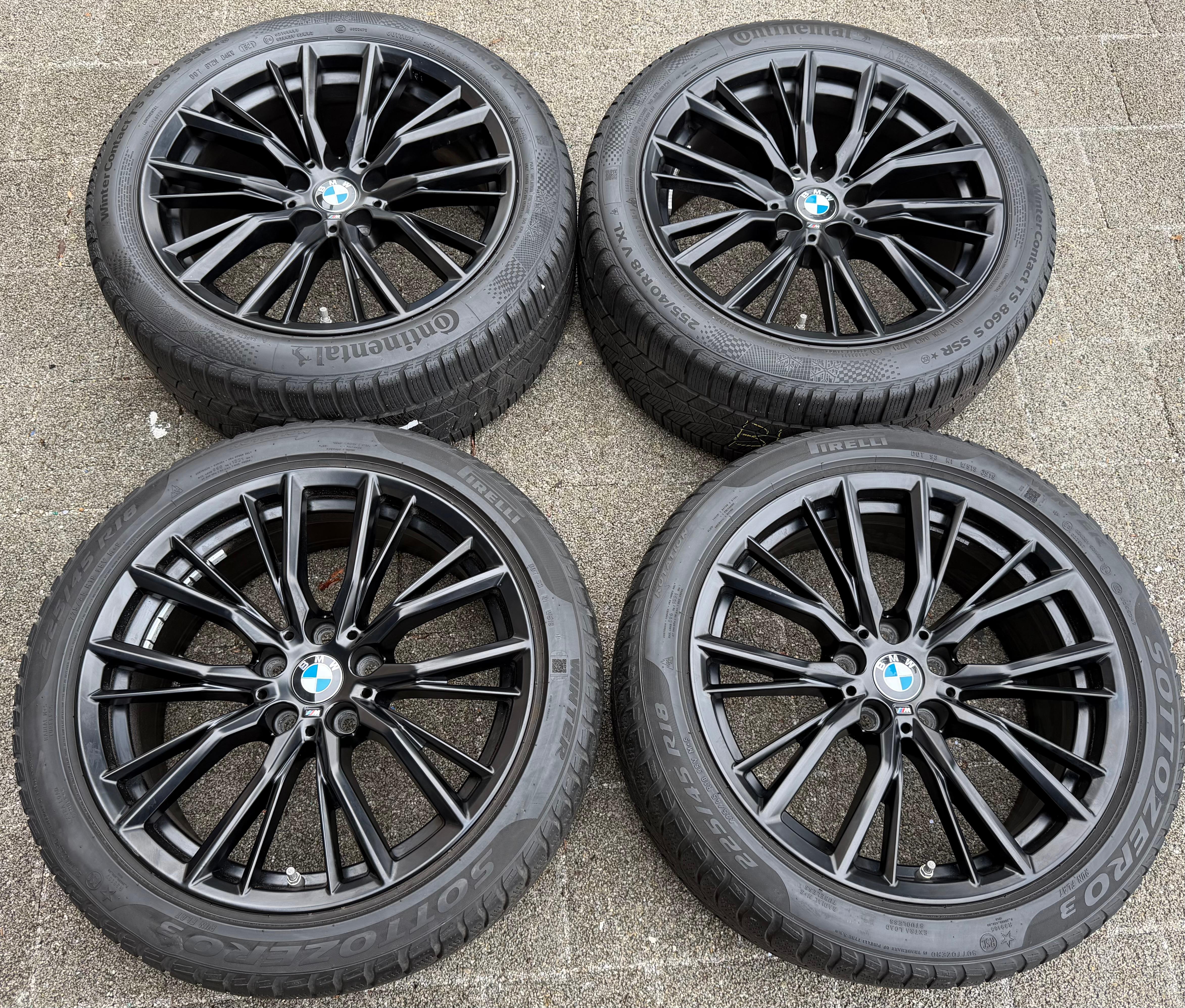 4 Original 18" Alu Winterräder BMW 3ER Reihe G20 G21 4ER G22 G23 2ER G42 M796 RDKS