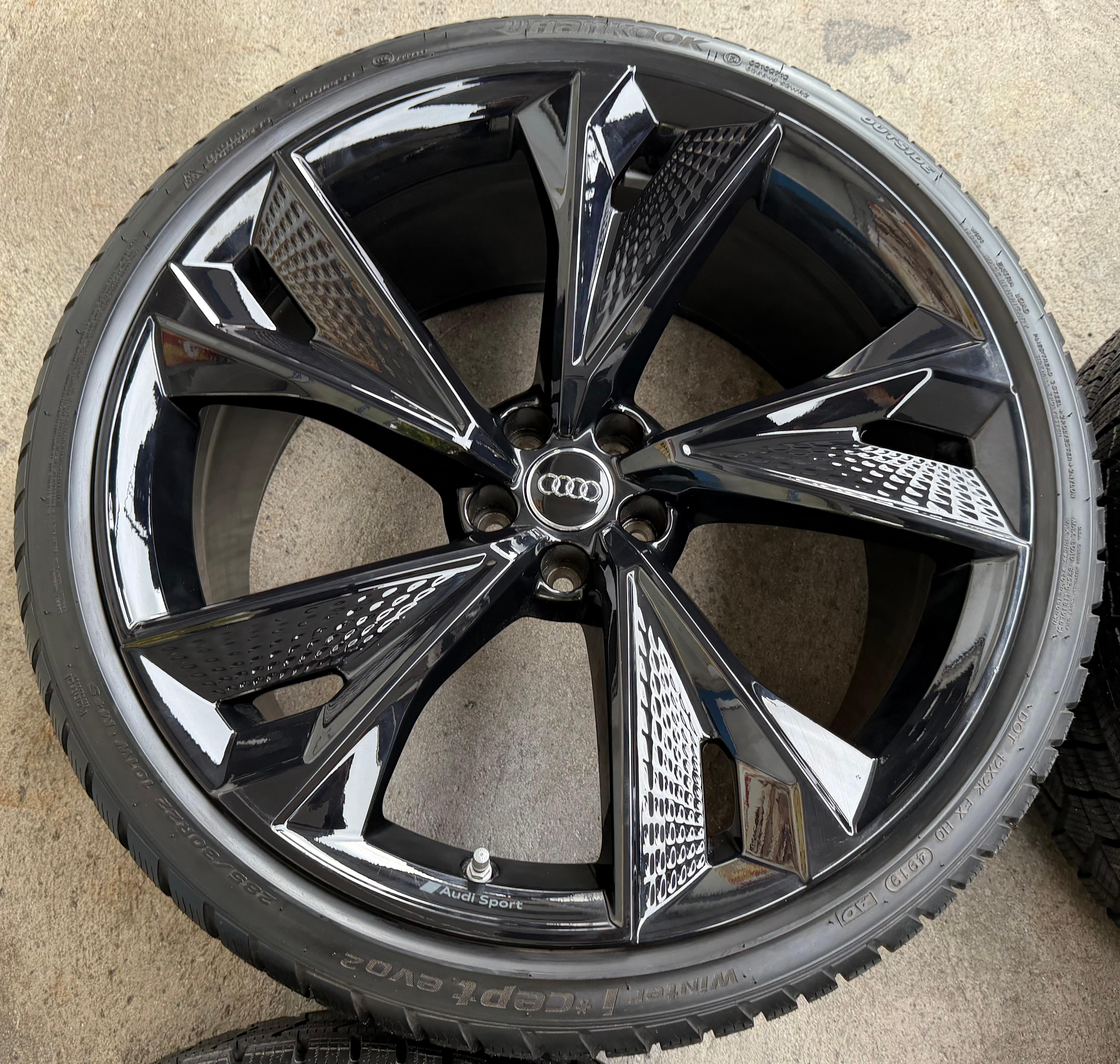 4 Original 22" Alu Winterräder Audi RS6 4K RS7 4K0601025BC 285/30R22 101W HANKOOK
