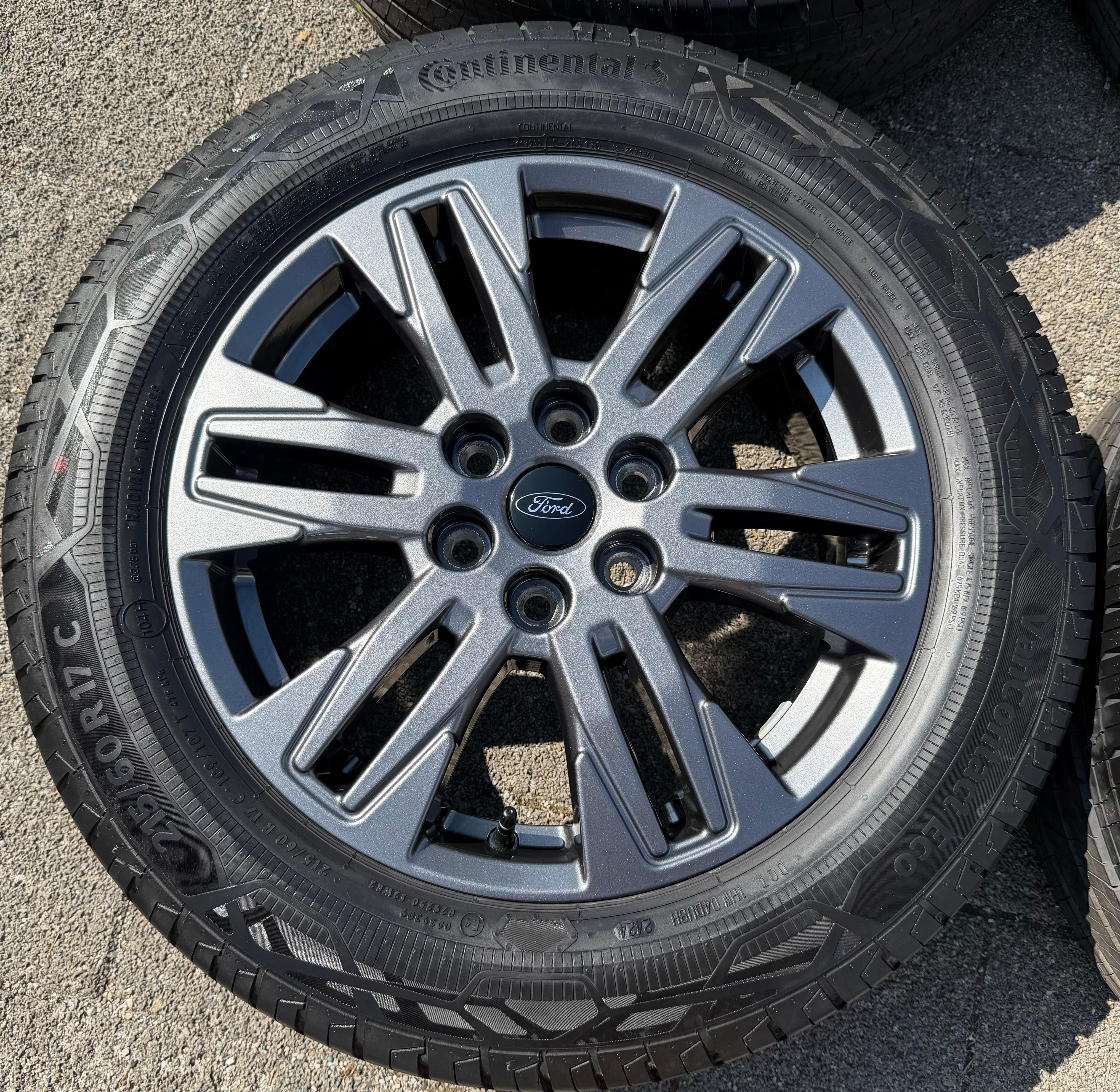 4 cerchi in lega Sommer da 17" originali per Ford Transit Tourneo Custom NXN 2024, Continental PZ31-FA RDKS