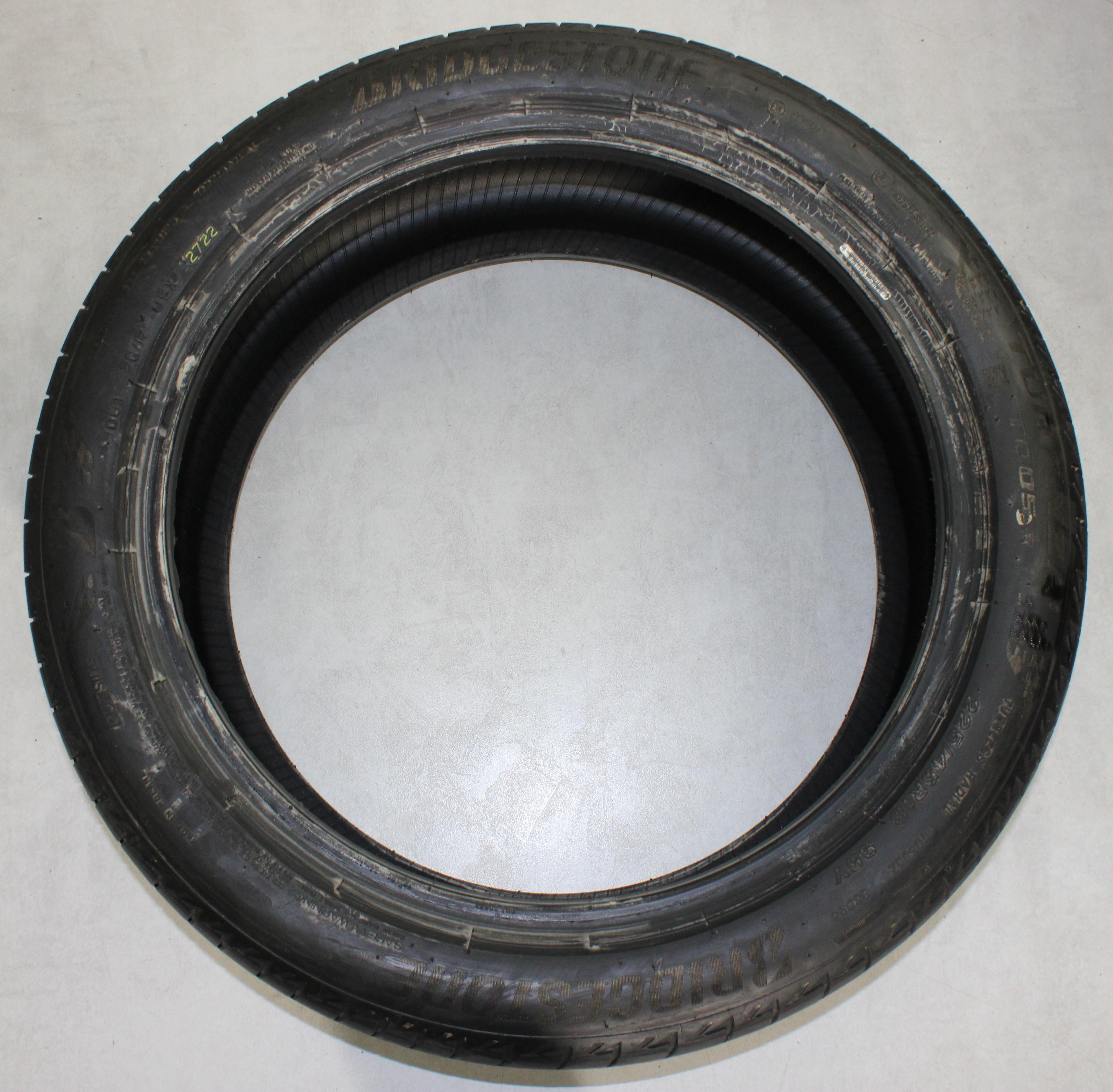 2 x 225/45R18 95Y Sommerreifen Bridgestone Turanza T005 * 4-4,5mm 2022