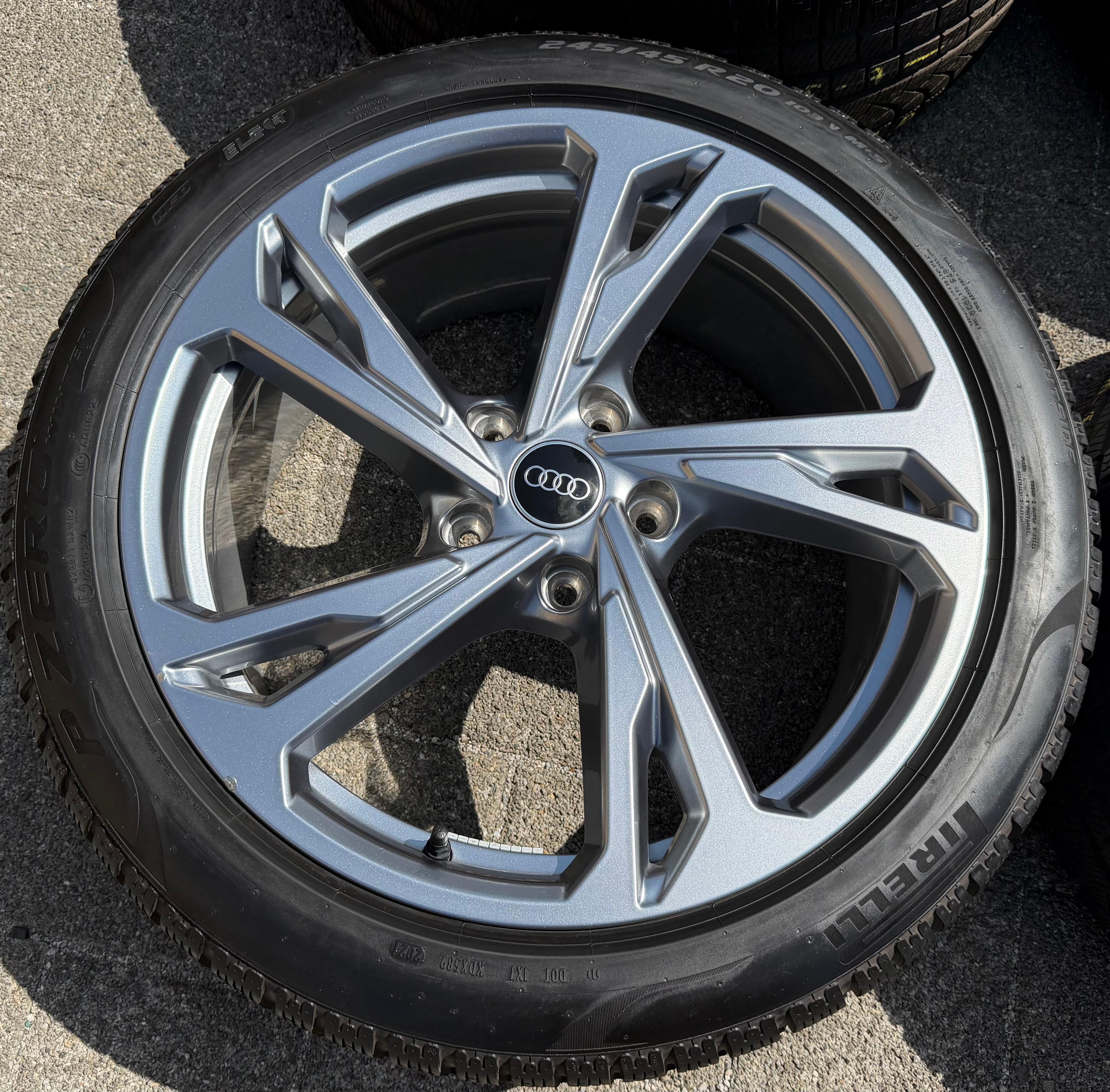 4 llantas de aluminio originales de invierno de 20" para Audi E-Tron GT 4J3601025AM 4J3601025AL