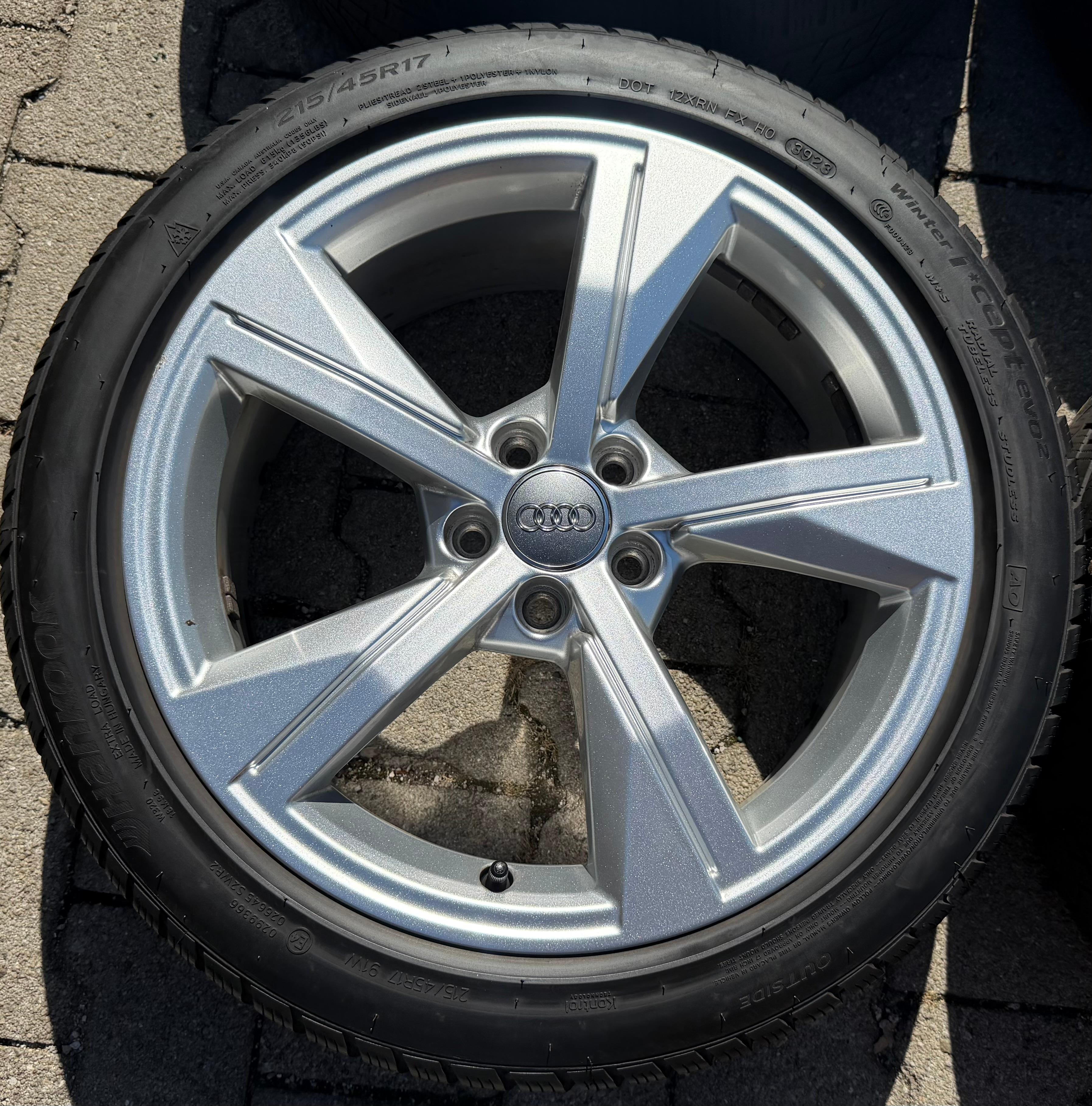 4 ORIGINAL 17" ALUFELGEN FELGEN AUDI A1 II GB 82A601025G 7x17 ET43 FREIHAUS
