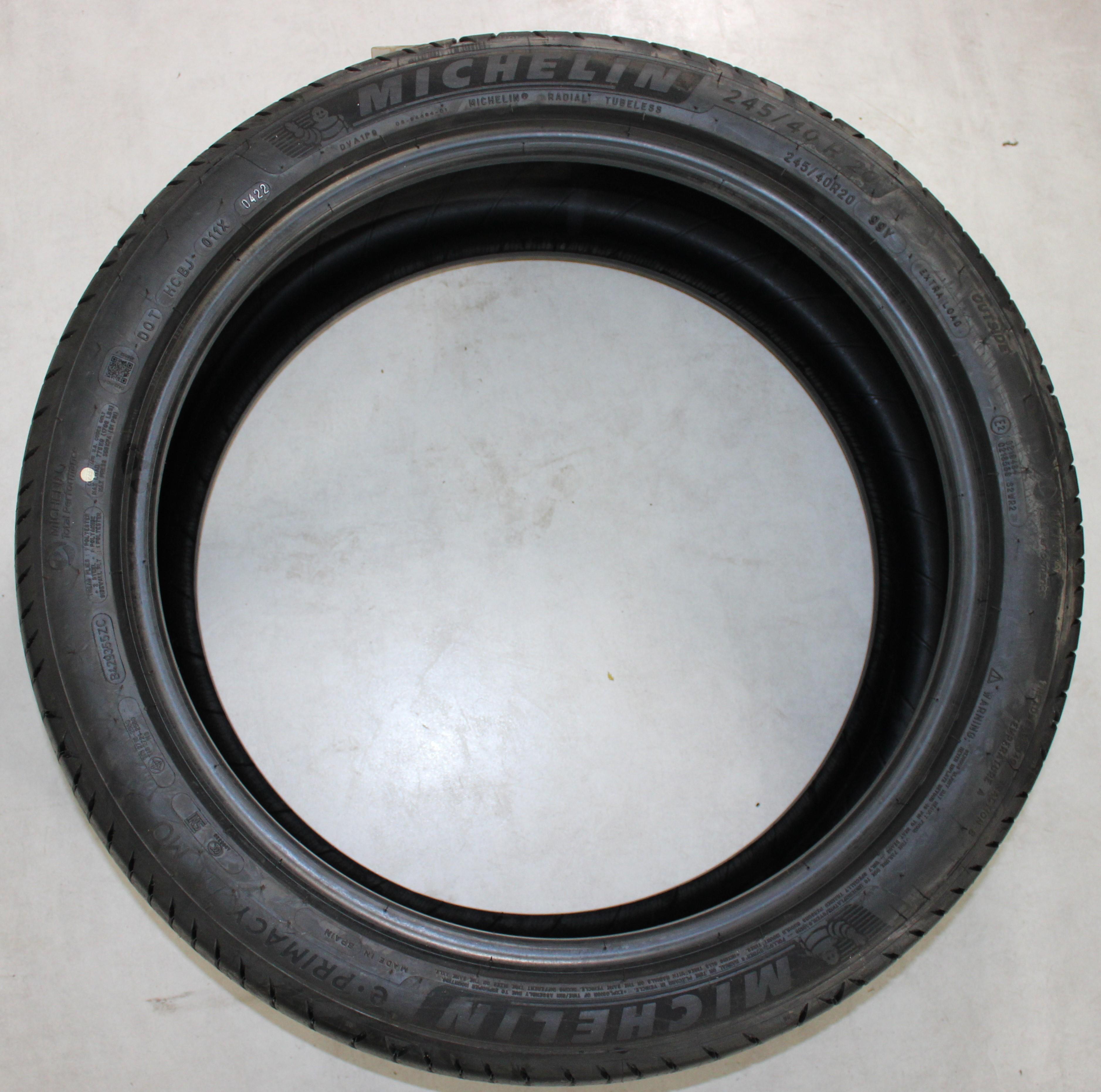 4 x 245/40R20 99Y Pneus d'été Michelin E Primacy MO NOUVEAU 2022 *