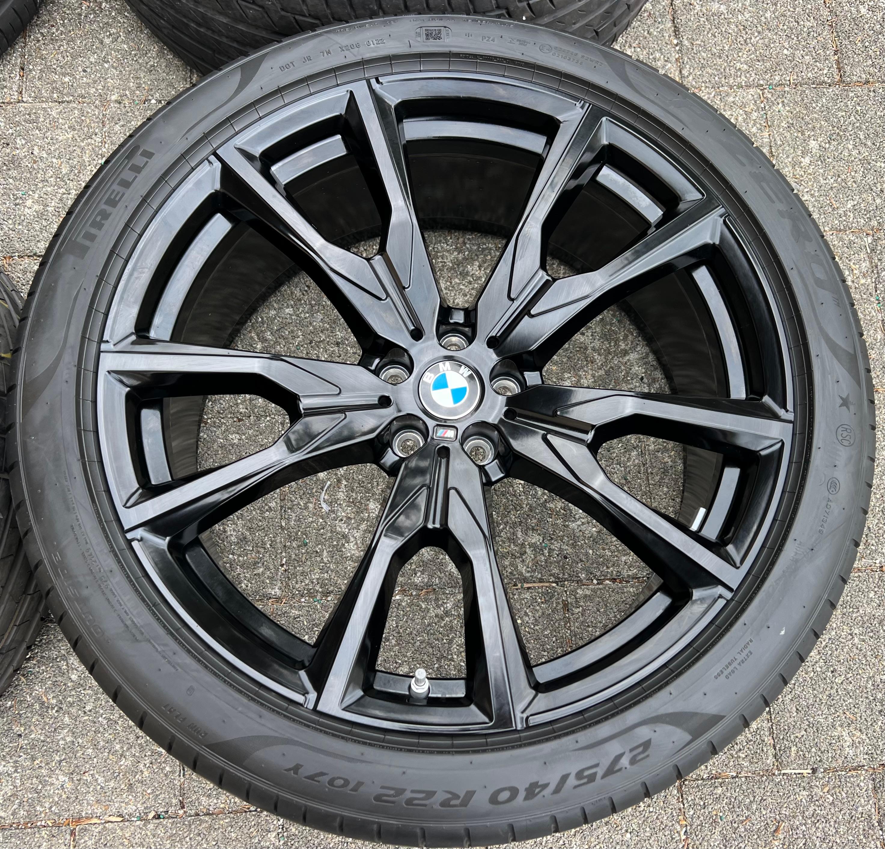4 ORIGINELE 22" ALU SOMMER-VELGEN BMW X7 G07 STYLING 755M 275/40R22 315/35R22 RDKS