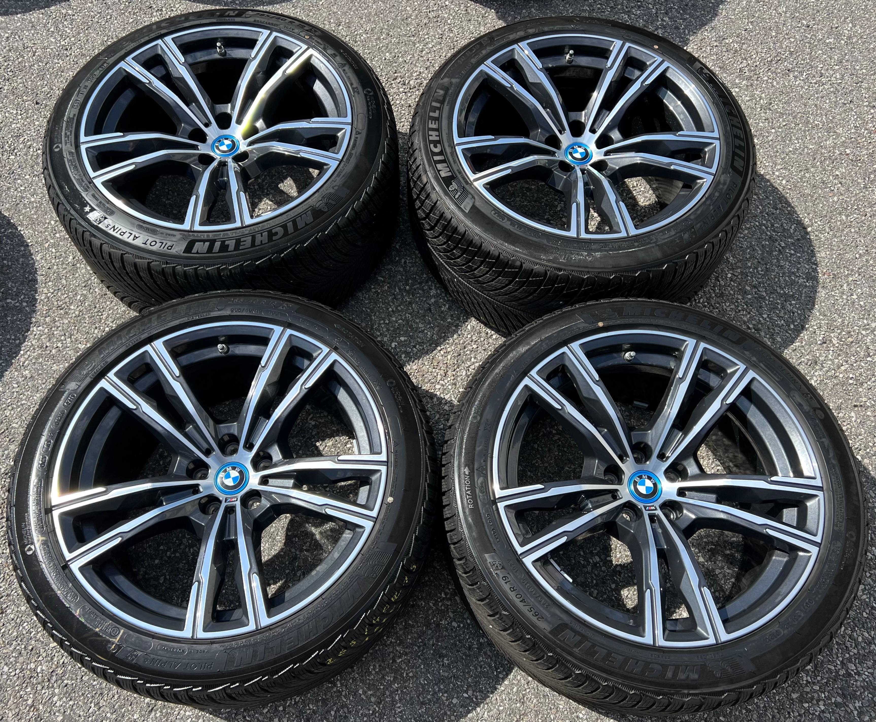 4 ORIGINAL 19" ALU WINTERRÄDER BMW M8 F91 F92 F93 STYLING M812 8089560 8089561 FREIHAUS
