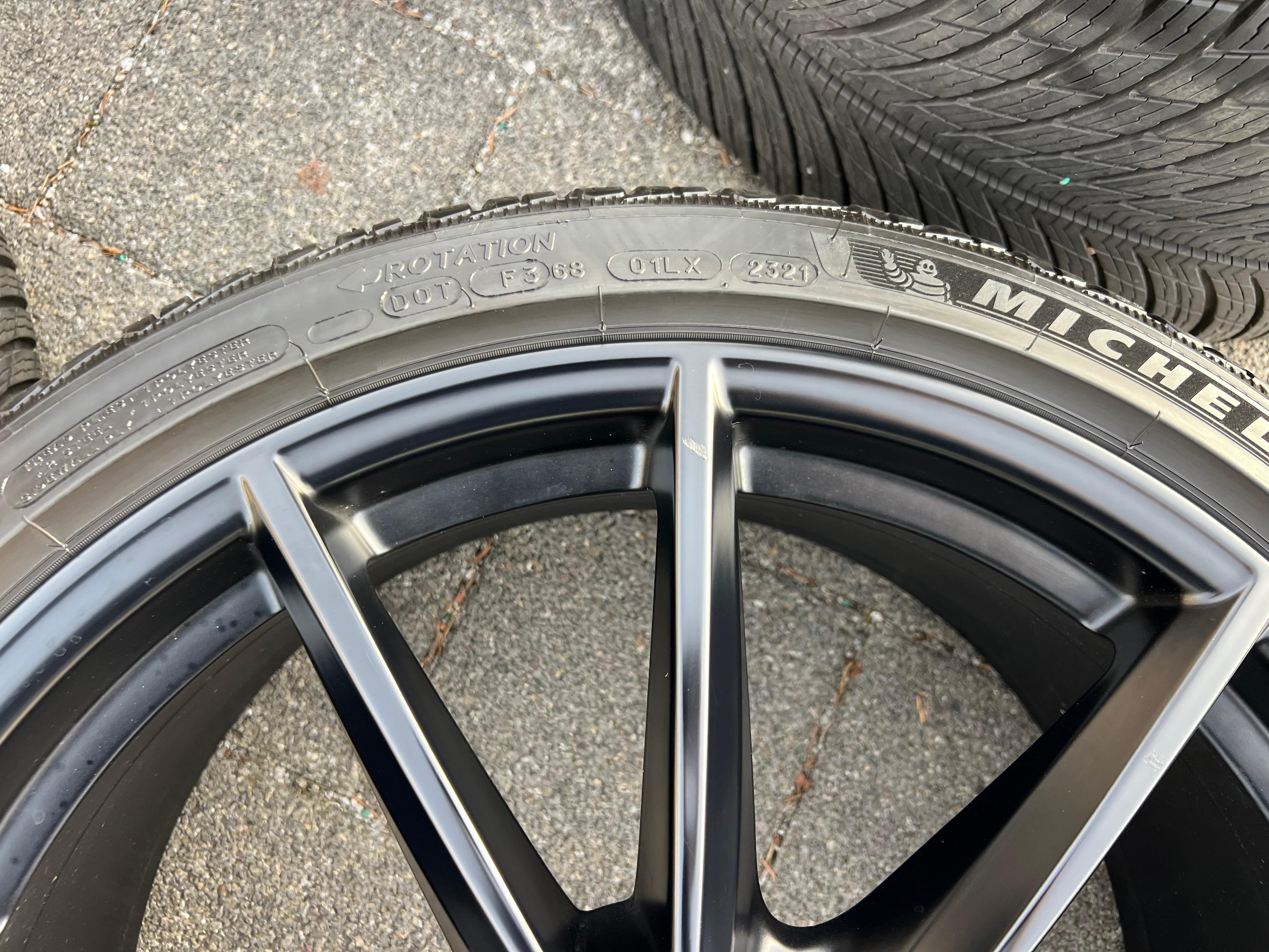 4 ORIGINAL 20" 21" ALU WINTERRÄDER PORSCHE 911 992 992601025C 992601025D SCHWARZ RDKS