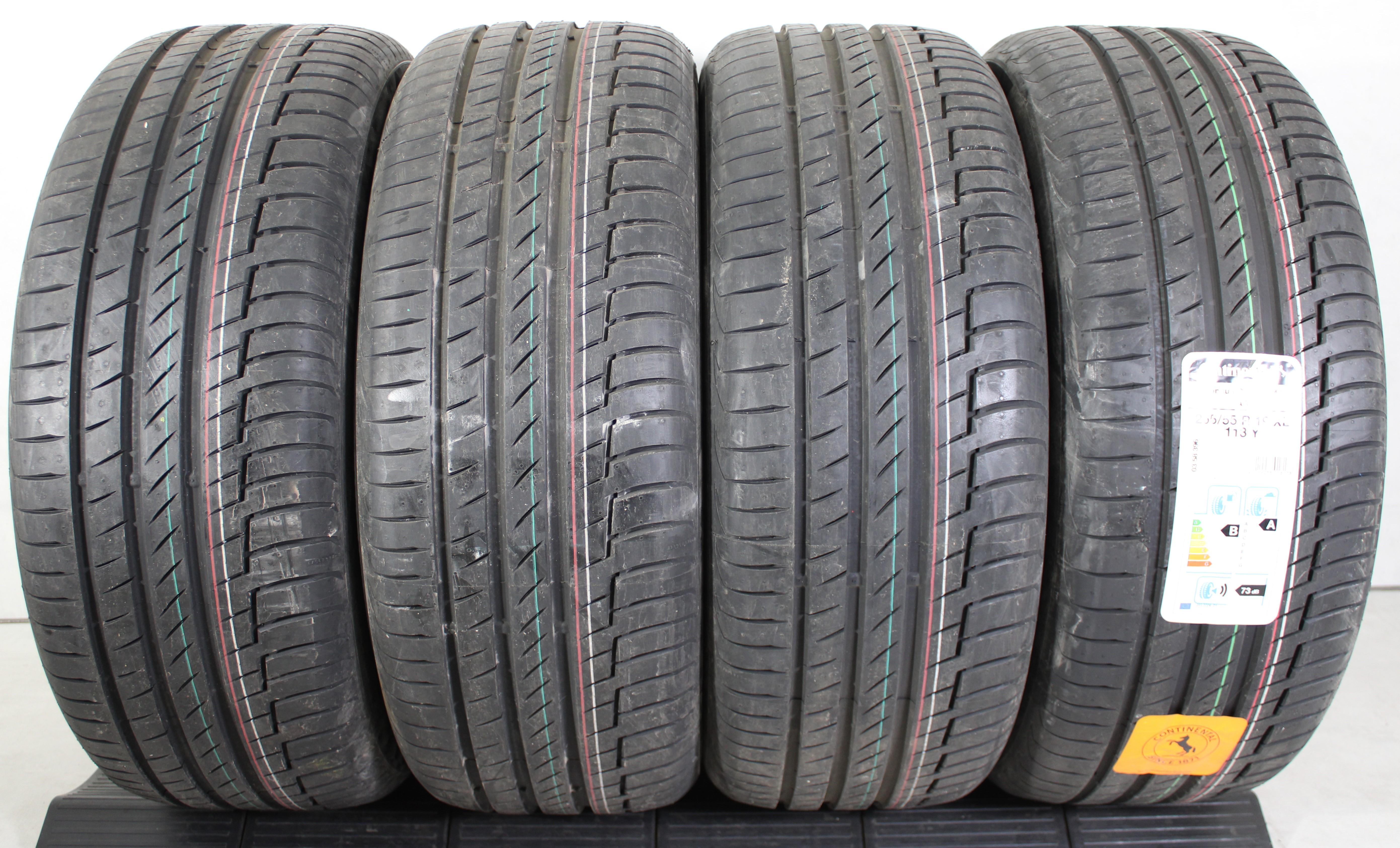 4 x 265/55R19 113Y Sommerreifen Continental Premium Contact 6 Volles Profil 2018 AO NEU