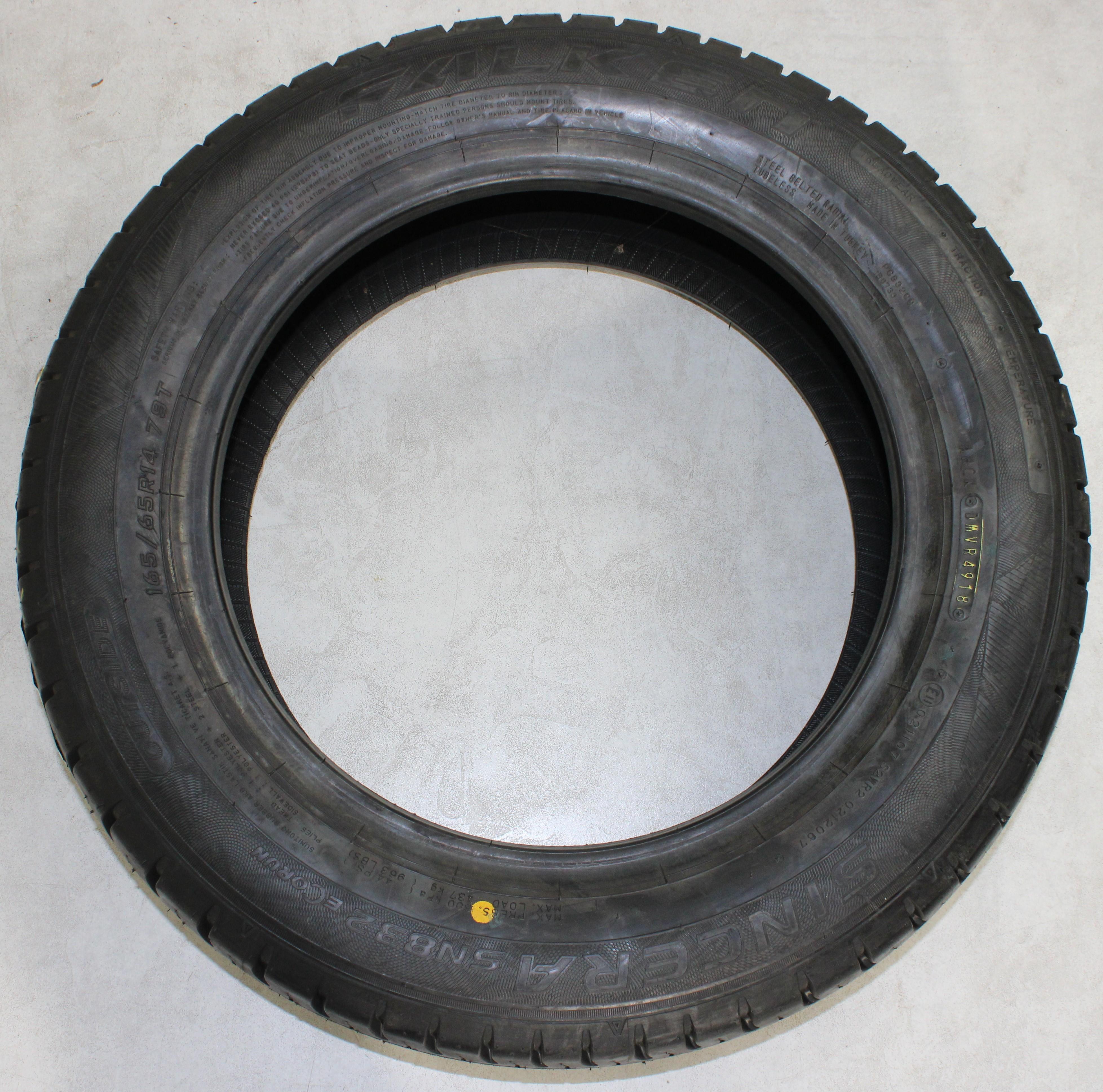 1 x 165/65R14 79T Sommerreifen Falken Sincera SN832 Ecorun NEU 2018
