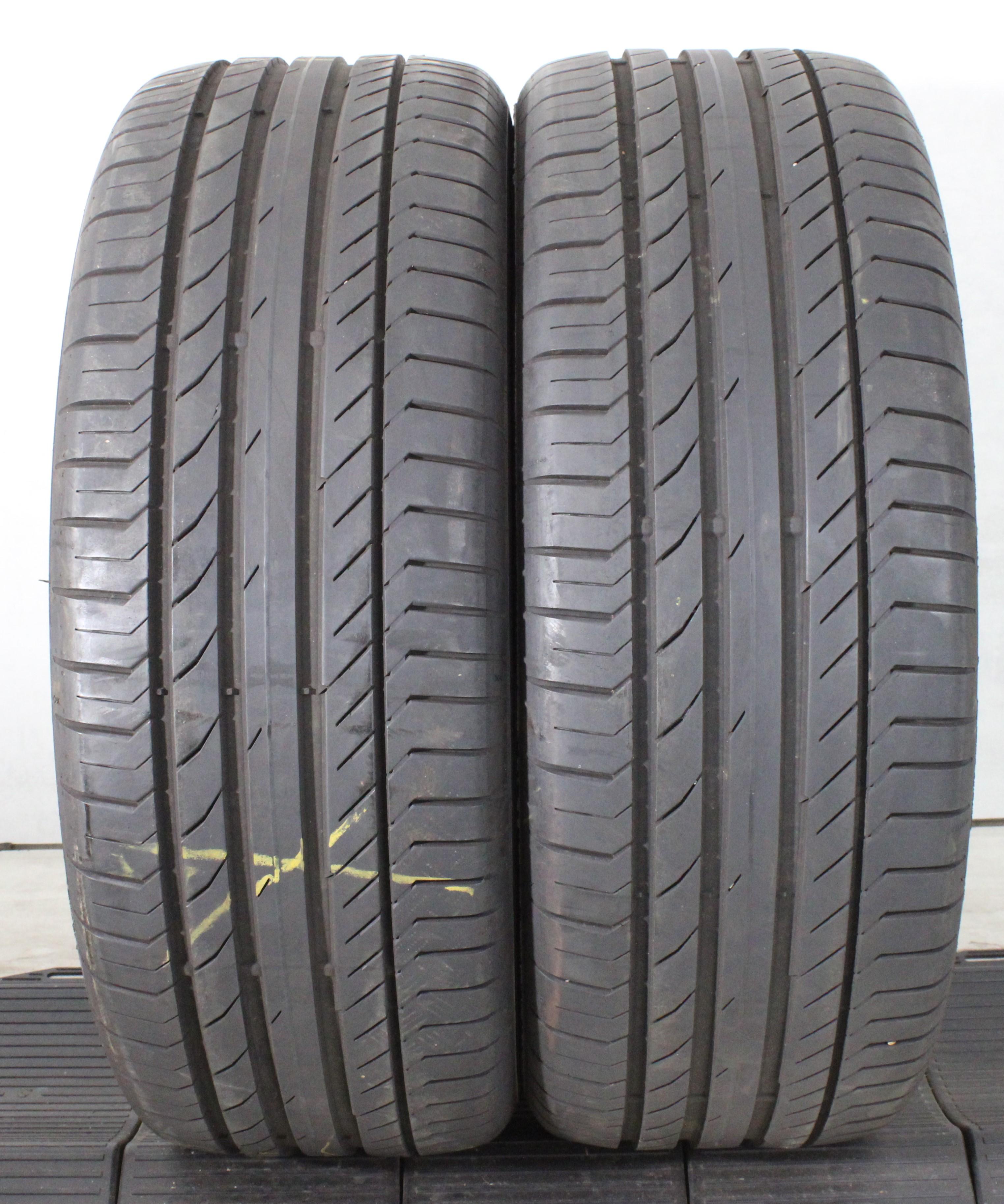 2 x 255/55R19 111W Sommerreifen Continental Sport Contact 5 5,5-6mm 2017