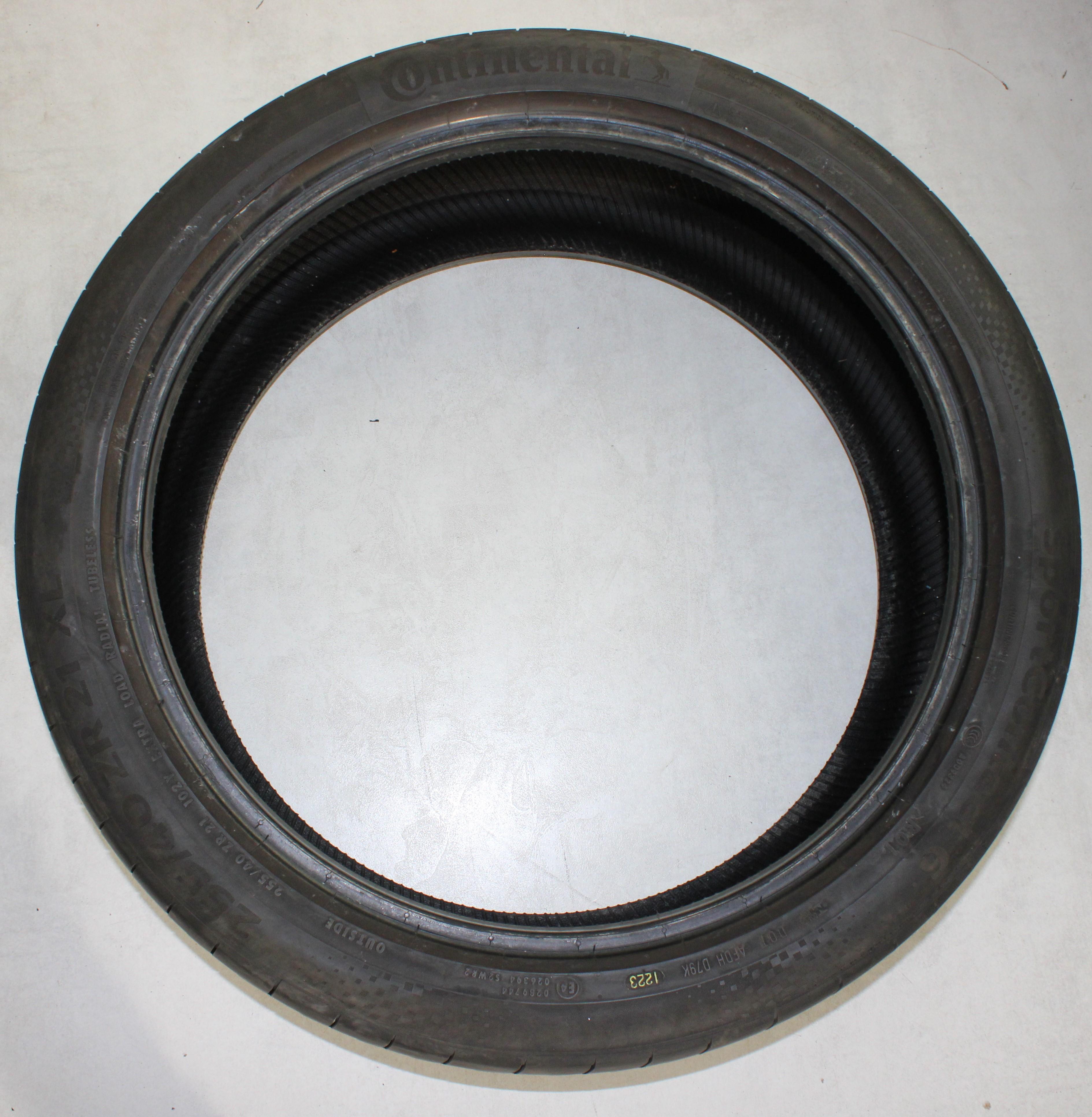 2 x 255/40R21 102Y neumáticos de verano Continental Sport Contact 6 R01 4,5-5 mm 2023 XL