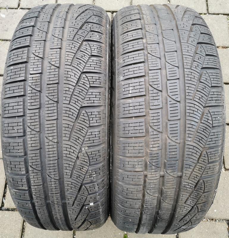 2 x 225/45R18 95V Winterreifen Pirelli Sottozero 2 Runflat 1x 6,5mm und 1x 6mm 2019/2016