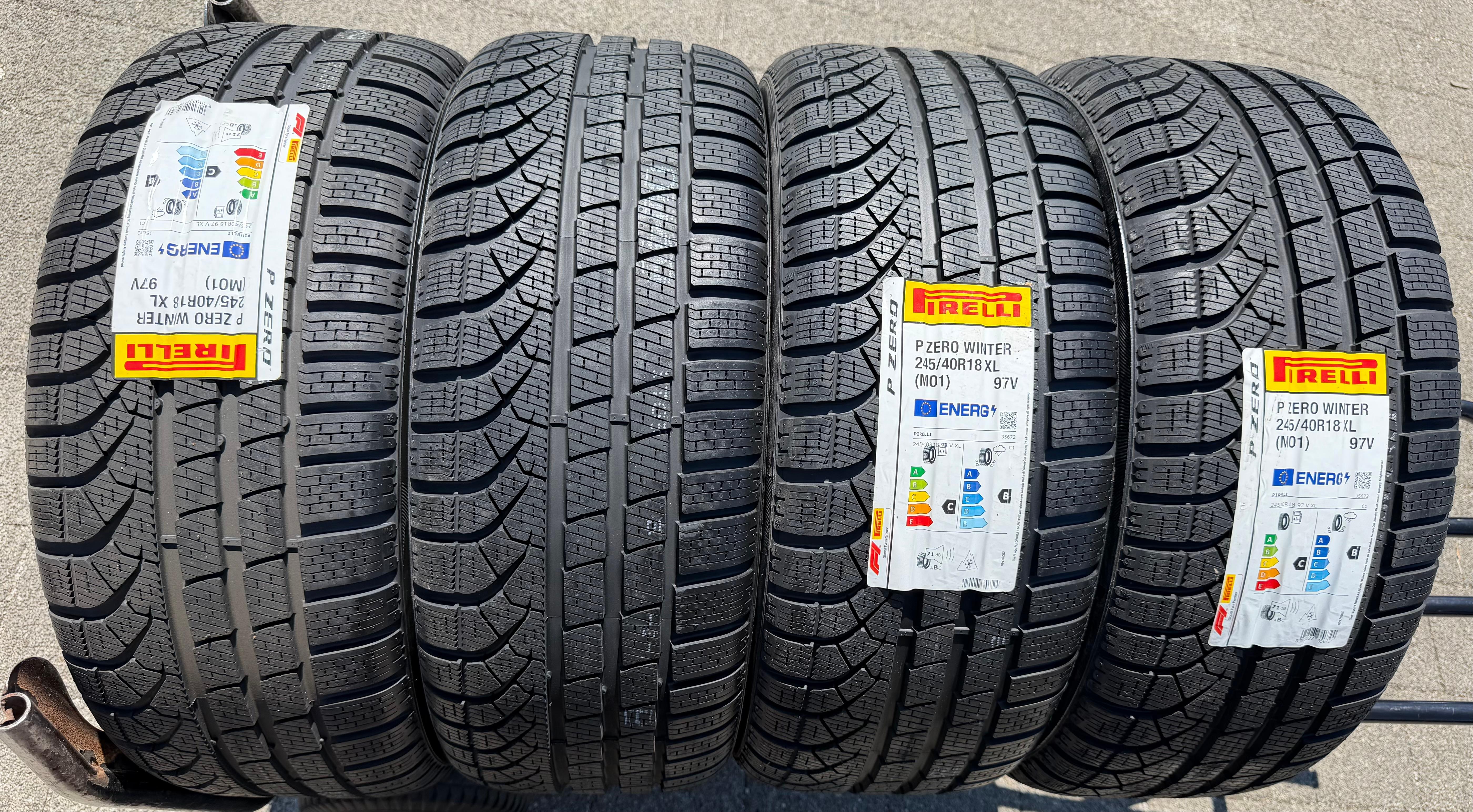 4 llantas de invierno originales de aluminio de 18" para Audi A5 S5 8W 8W9601025C 245/40R18 93V Pirelli, nuevas