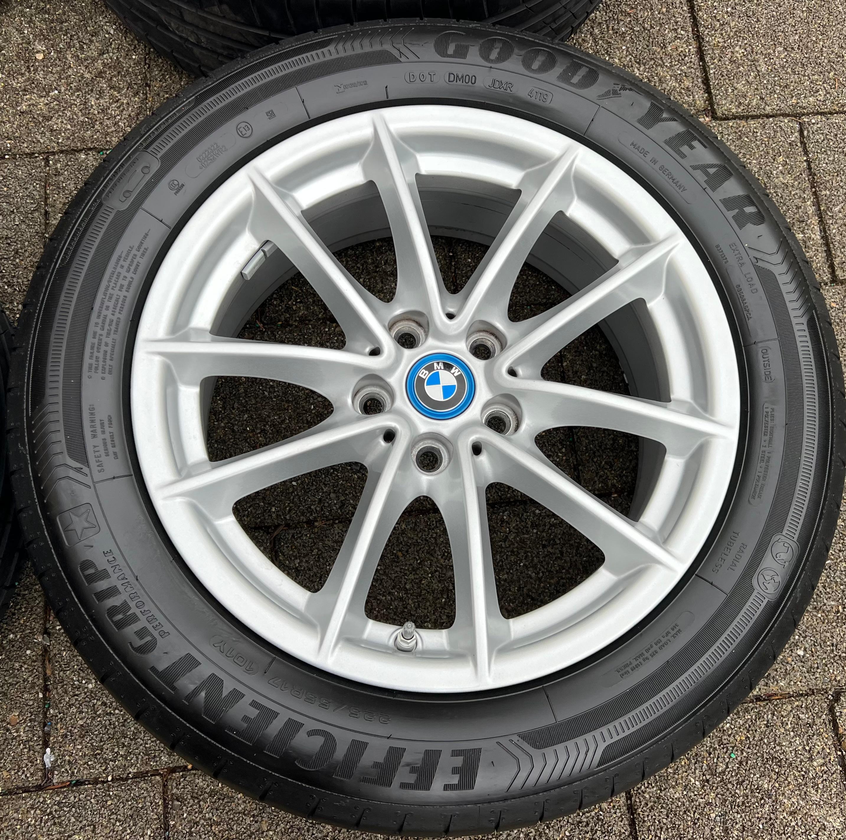4 LLANTAS DE VERANO ORIGINALES DE ALUMINIO 17" BMW SERIE 5 G30 G31 225/55R17 101Y GOODYEAR RDKS