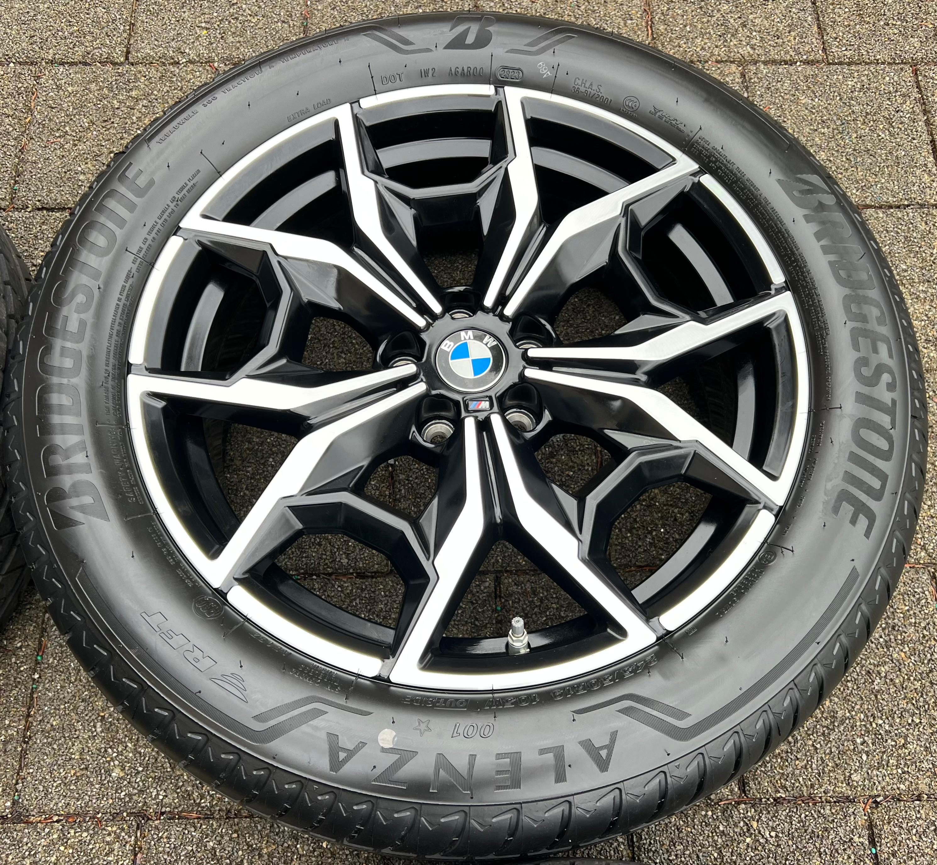 4 CERCHI ESTIVI ORIGINALI IN ALLUMINIO DA 19" BMW X3 G01 X4 G02 STYLING M887 BRIDGESTONE 2023 RDKS CONSEGNA GRATUITA