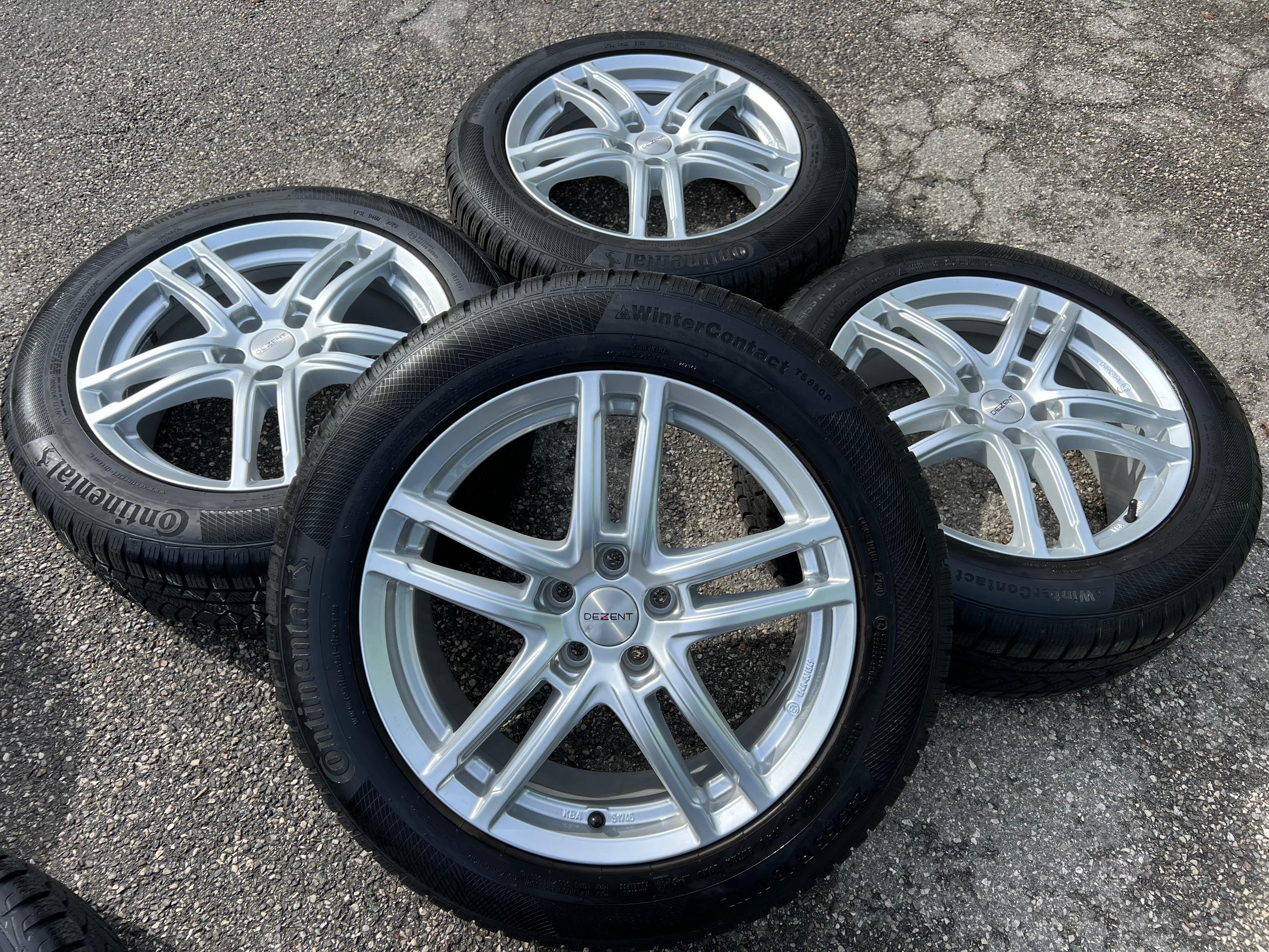 4 ALU 18" WINTERRÄDER VOLVO S90 II V90 235/55R18 104V CONTINENTAL FREIHAUS